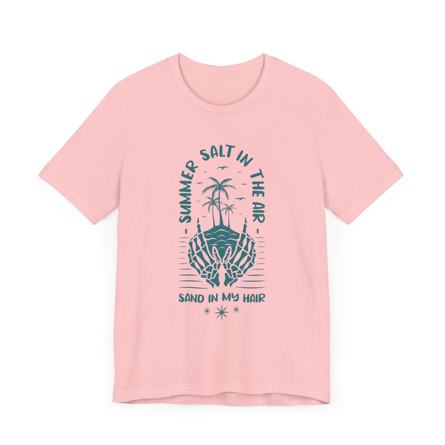 Summer Salt In The Air, Sand In My Hair - Unisex Jersey Short Sleeve Tee