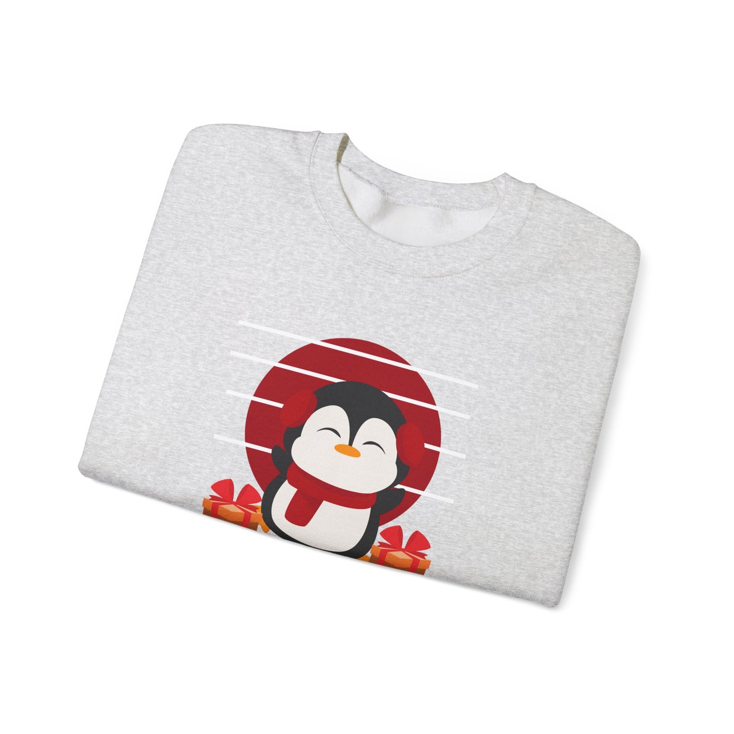 Penguin, Merry Christmas - Unisex Heavy Blend™ Crewneck Sweatshirt