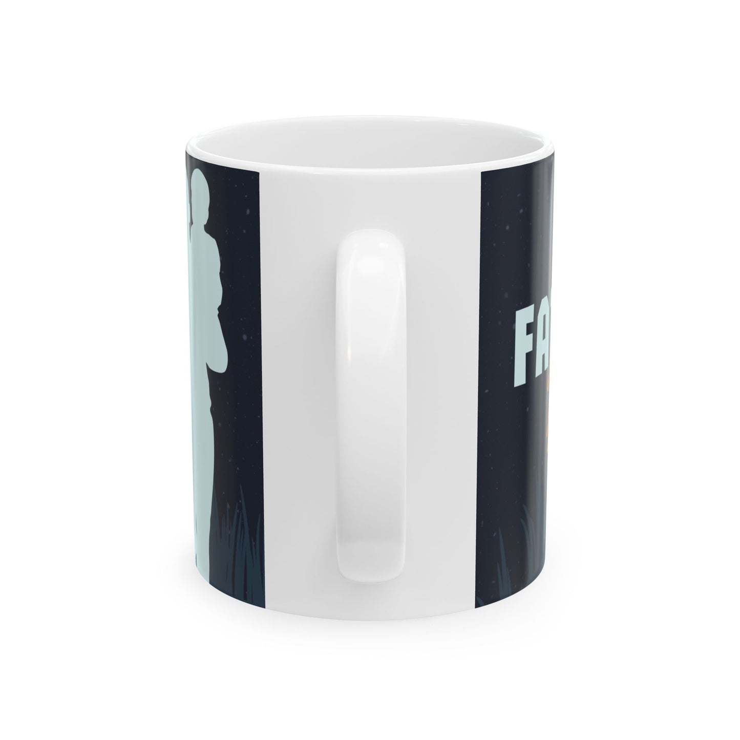 Father's Day Space Mug, Ceramic Coffee Cup, 11oz, 15oz, Gift for Dad, Custom Mug - 14013