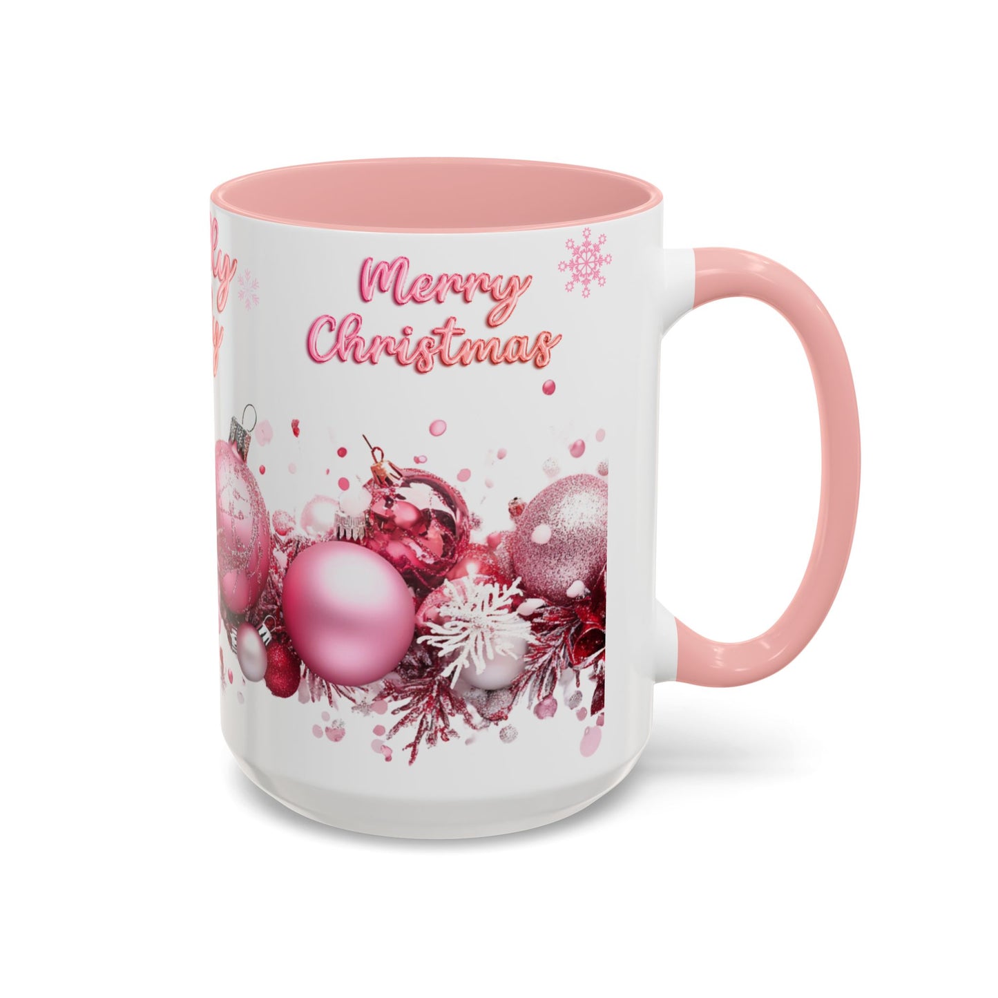 Holly Jolly - Accent Coffee Mug (11, 15oz)