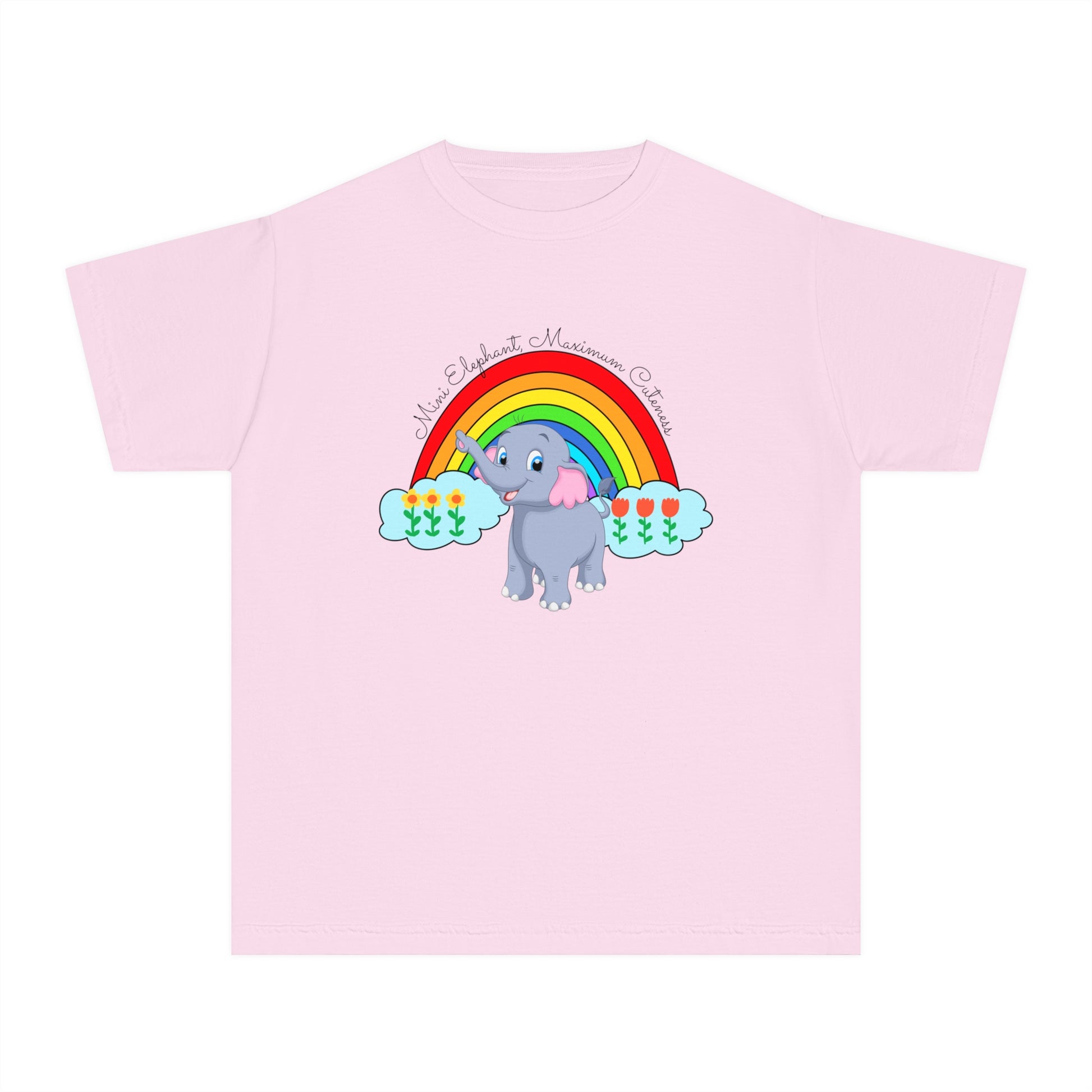 Mini Elephant, Maximum Cuteness - Kid's Tee 