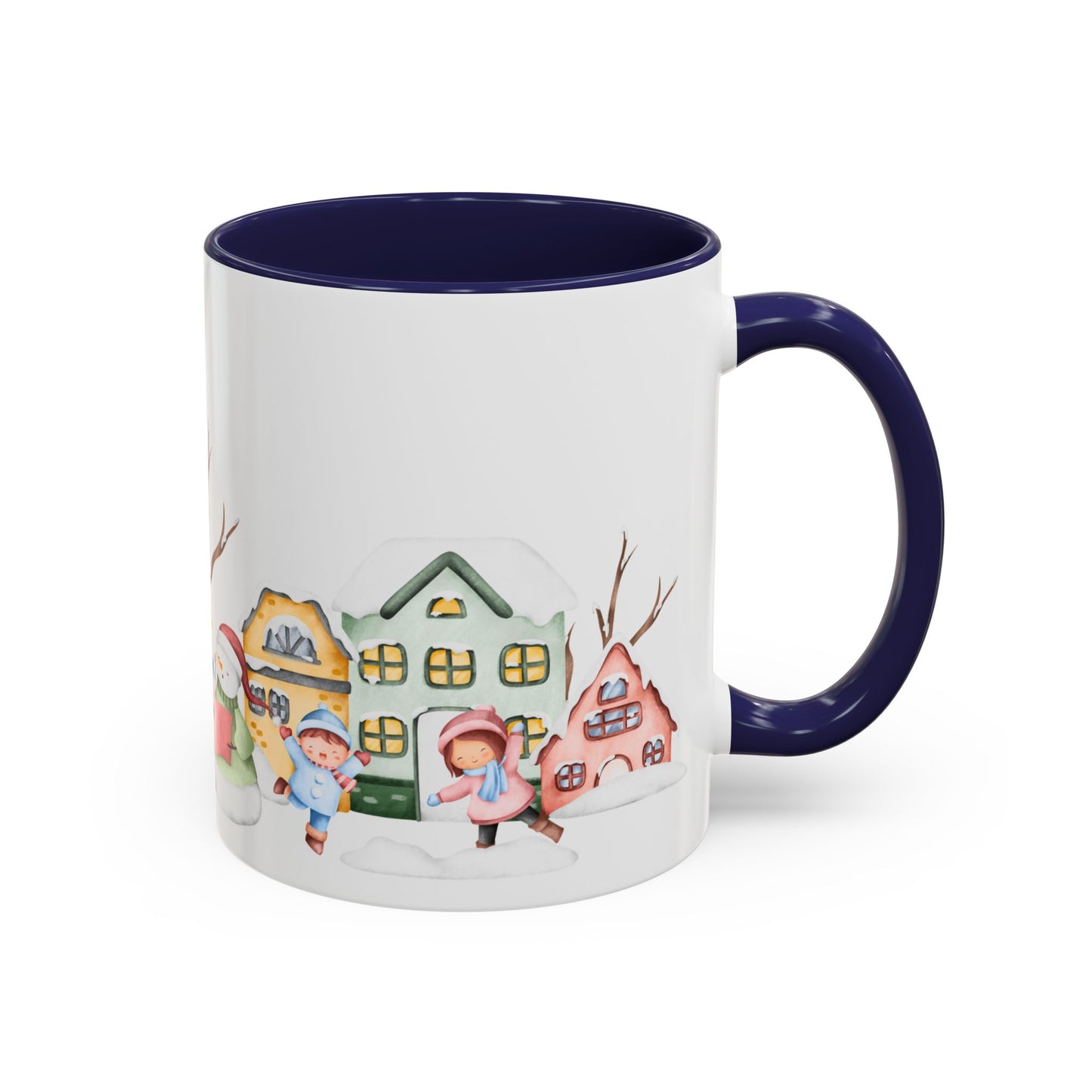 Winter Day, Outdoor - Accent Coffee Mug (11, 15oz) - 10455