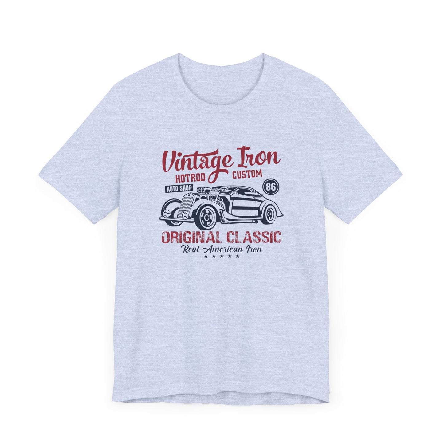 Vintage Iron, Hotrod Custom, Original Classic - Unisex Jersey Short Sleeve Tee