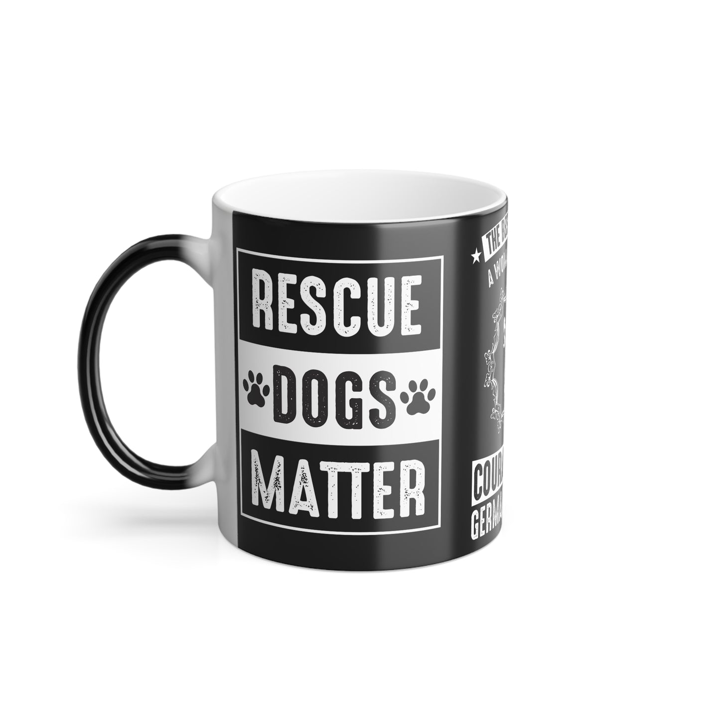 The Best Protection, German Shepherd - Color Morphing Mug, 11oz