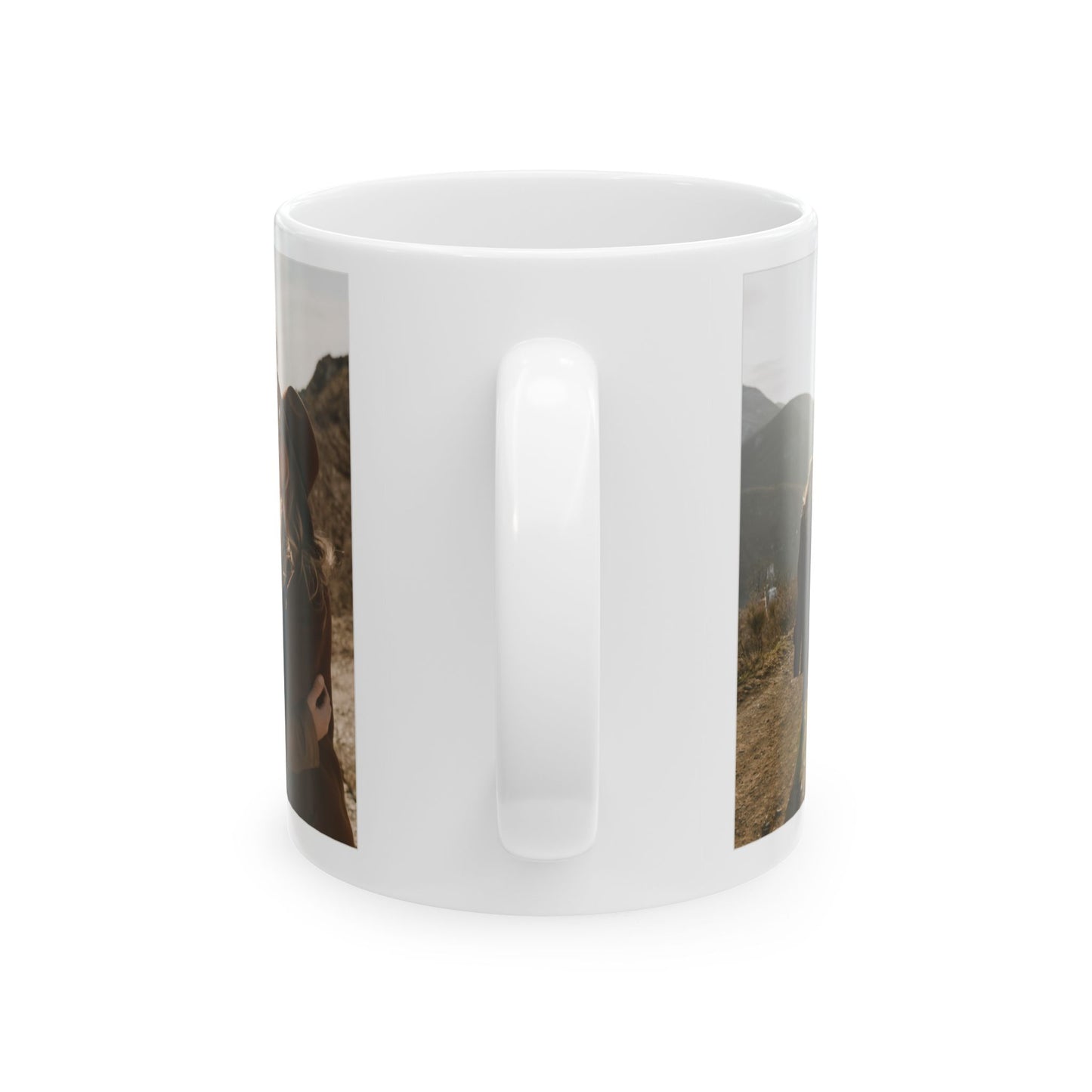 Julian & Tom, Couple's Photos, Customizable - Ceramic Mug, (11oz, 15oz) - 11030