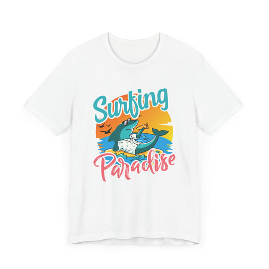 Surfing Paradise - Unisex Jersey Short Sleeve Tee - 13092