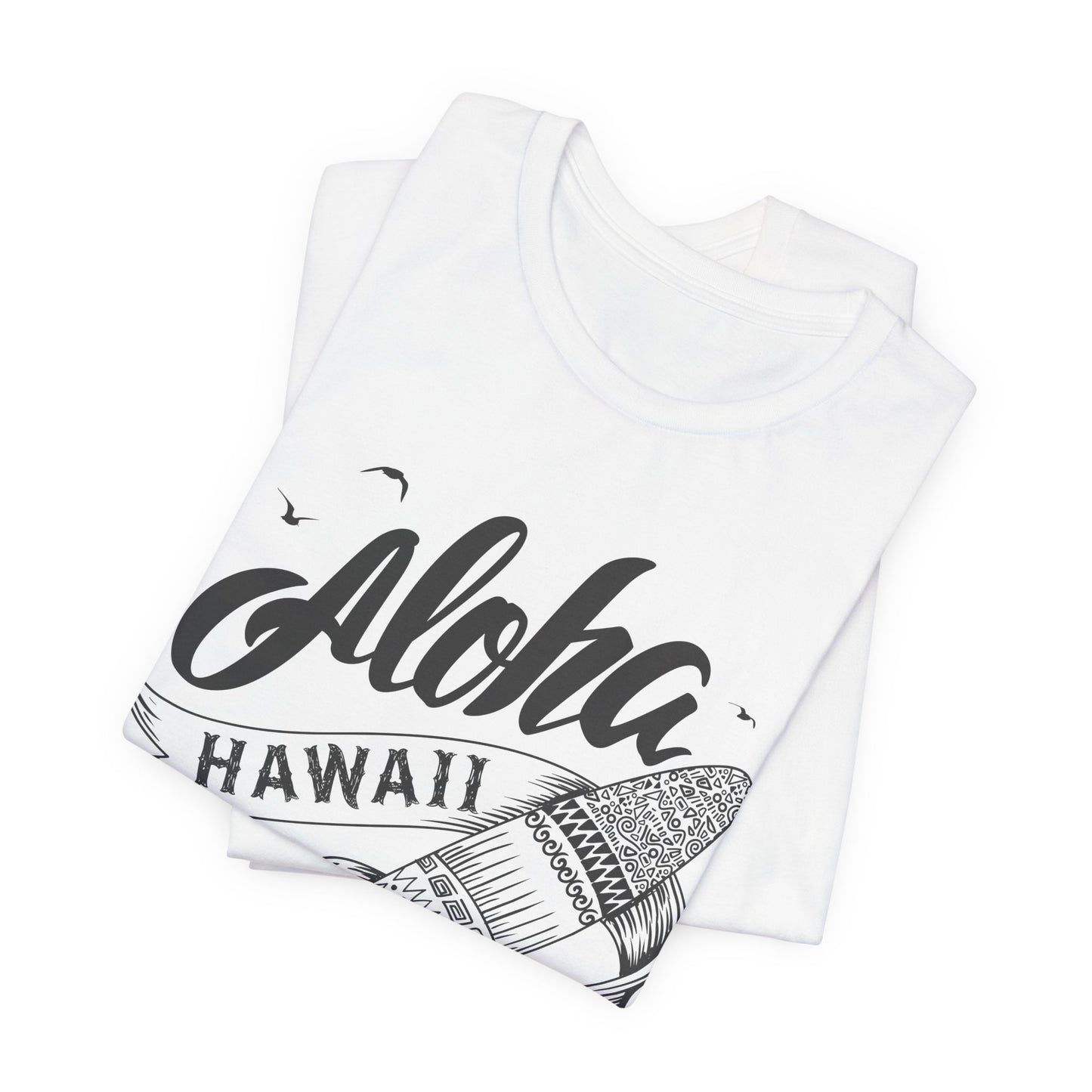 Aloha, Hawaii, Surf Rider - Unisex Jersey Short Sleeve Tee - 13181