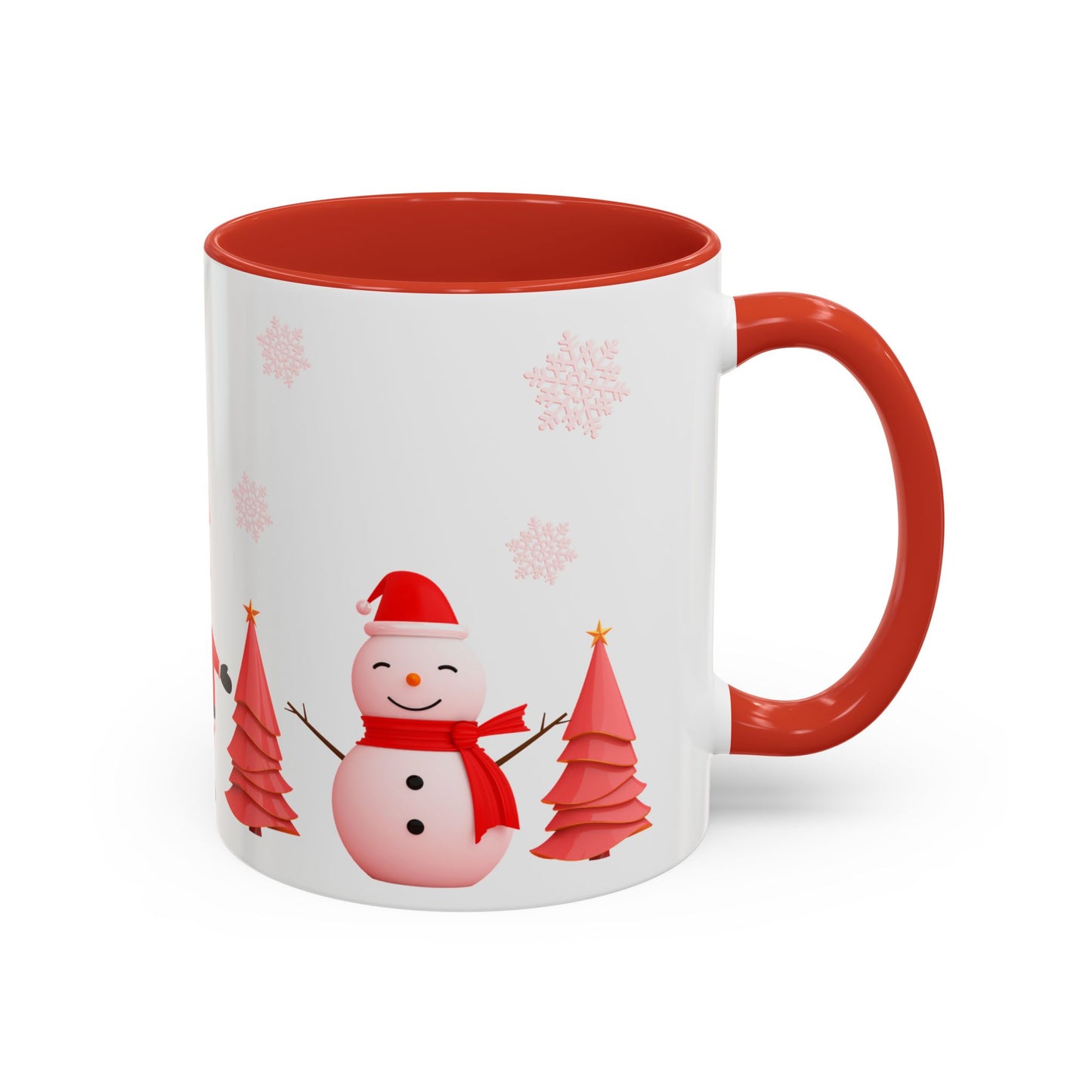 Santa, Snowman & Reindeer - Accent Coffee Mug (11, 15oz) - 10303