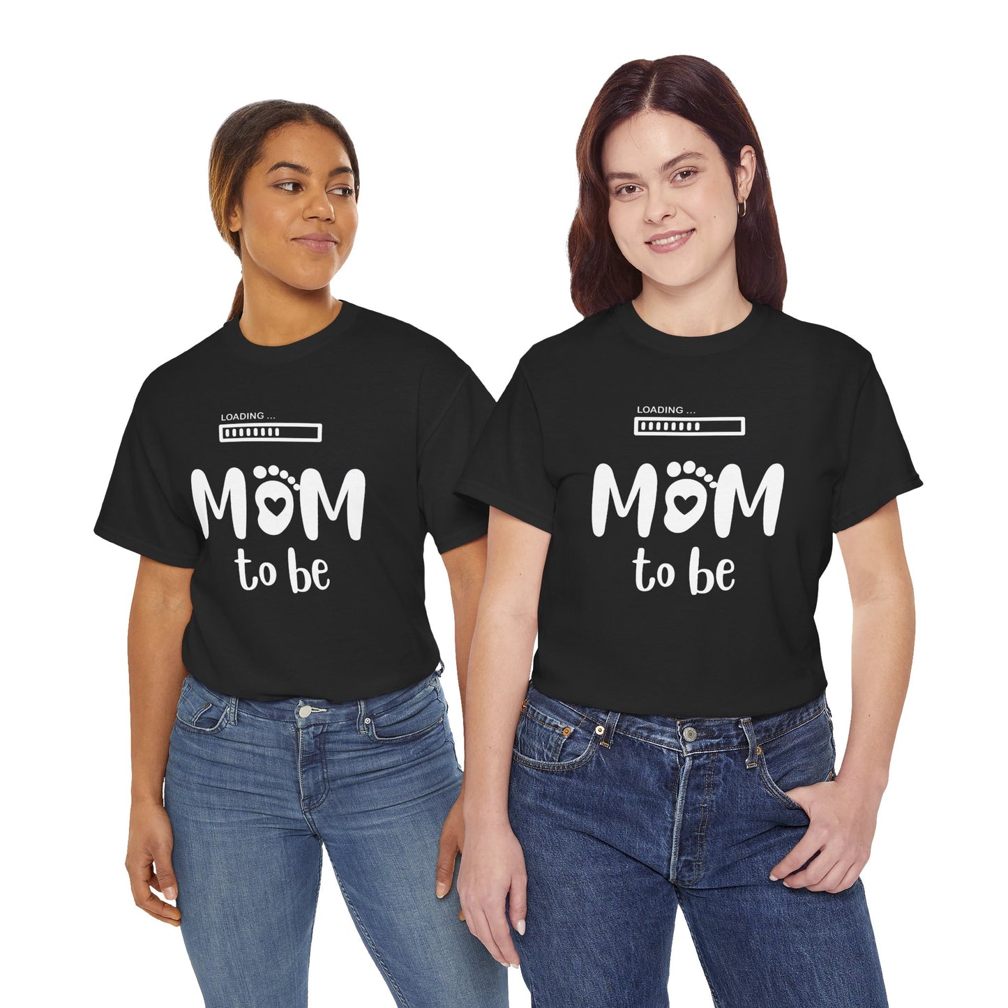 Mom to Be Shirt – Pregnancy Announcement Gift Tee with Loading Bar - 14879