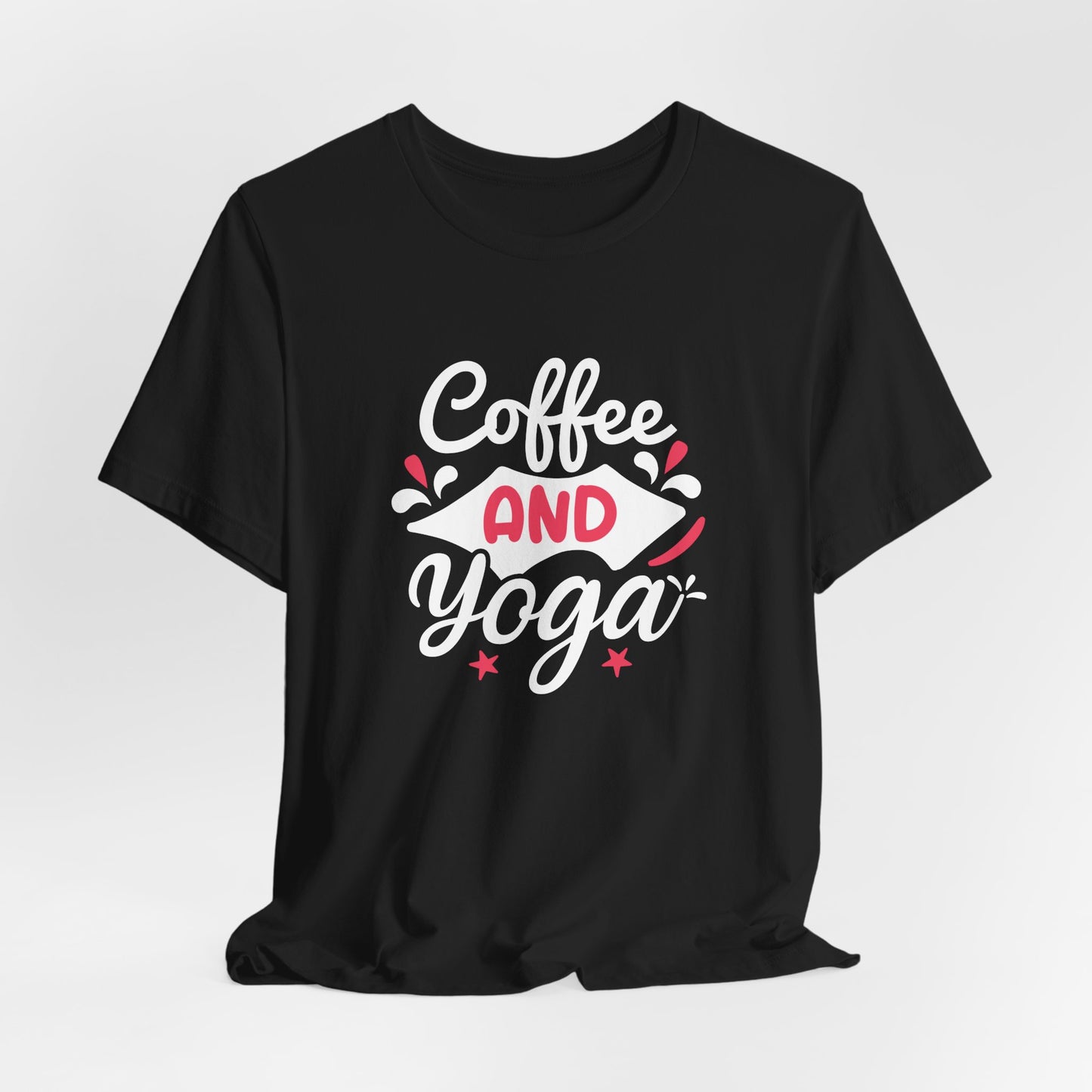 Coffee & Yoga - Unisex Jersey Short Sleeve Tee - 12412