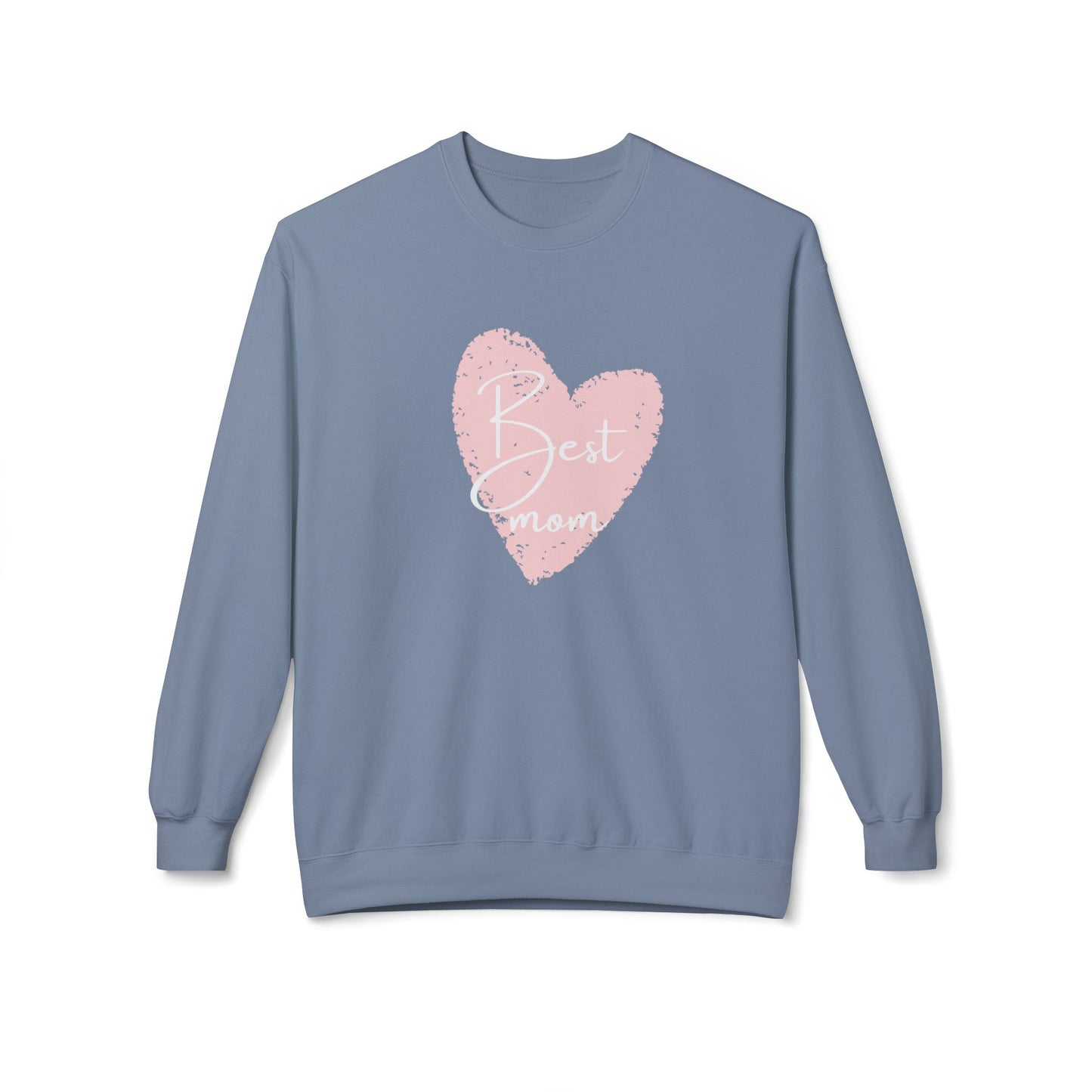 Best Mom - Unisex Midweight Softstyle Fleece Crewneck Sweatshirt - 11804