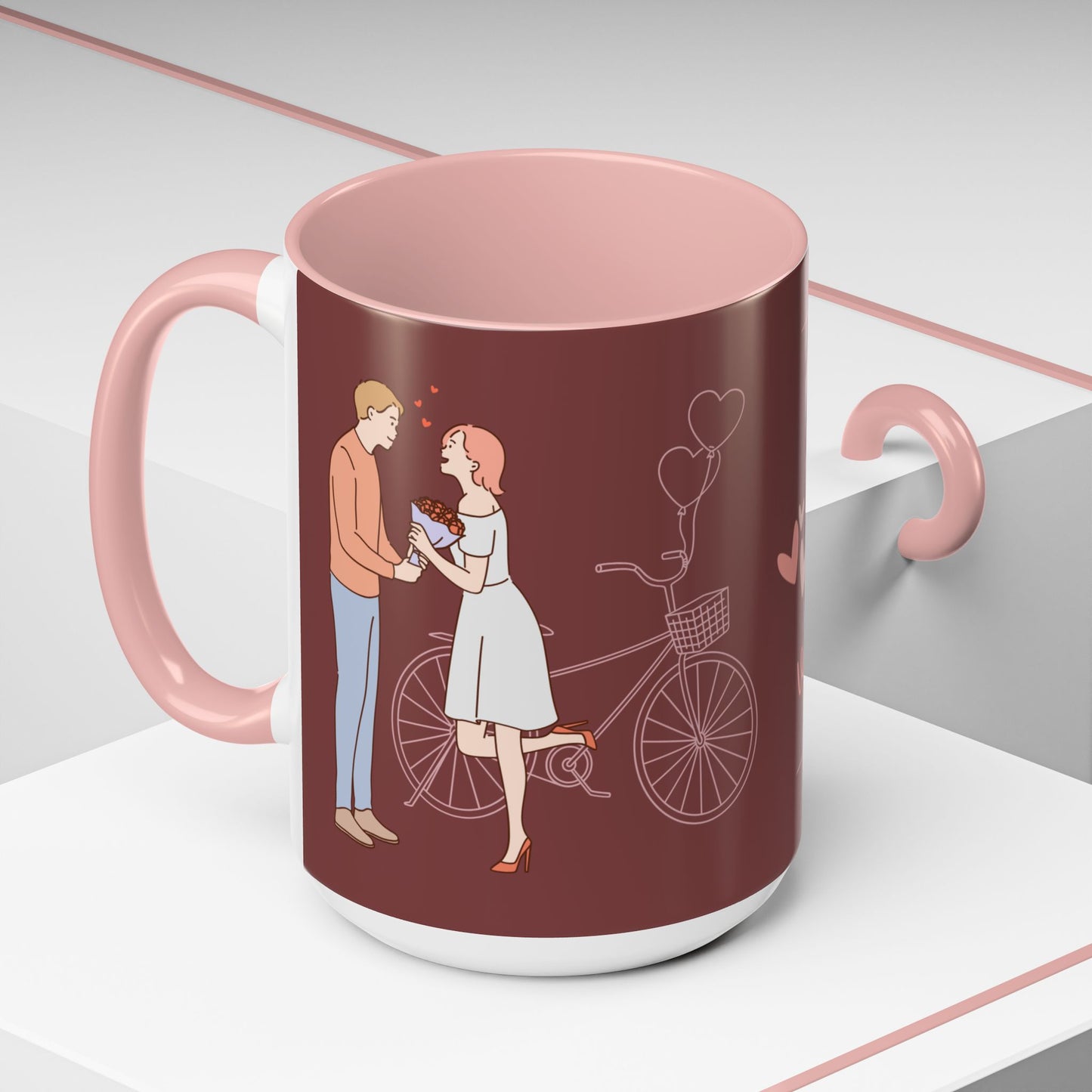 Couple, I Love You Every Day, Not Just On Valentine's Day - Accent Coffee Mug (11, 15oz) - 11134