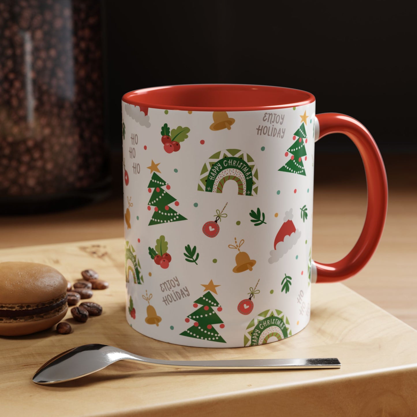 Hohoho, Merry Christmas - Accent Coffee Mug (11, 15oz) - 11242