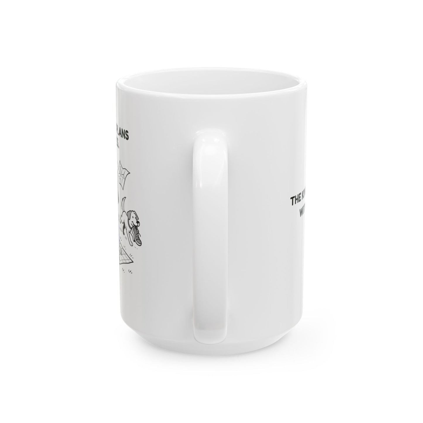 “Brew in hand, plans in shambles.”  (The Kiwi way of ‘going with the flow.’) Coffee Mug - 13963