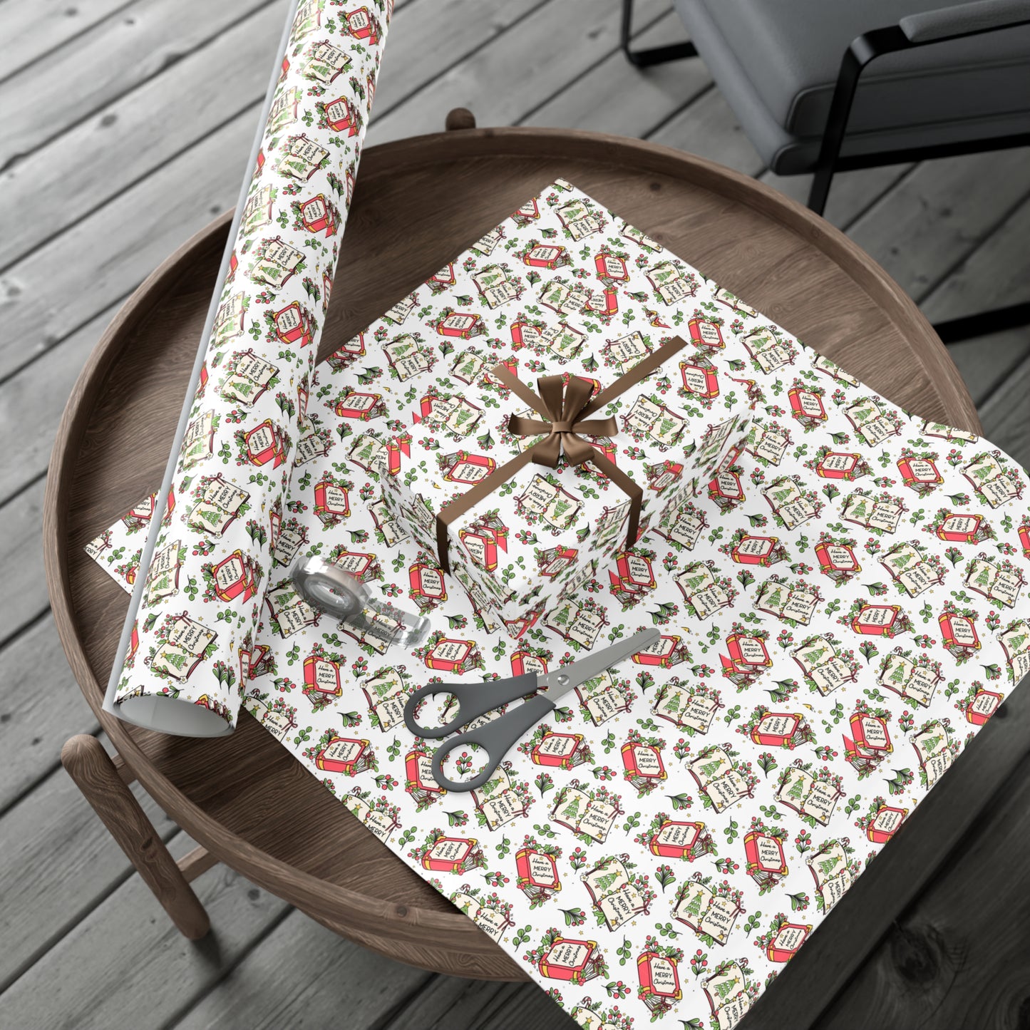 Have A Merry Christmas Books - Gift Wrap Papers - 10287