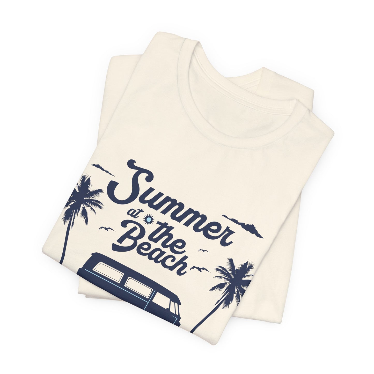 Summer At The Beach - Unisex Jersey Short Sleeve Tee