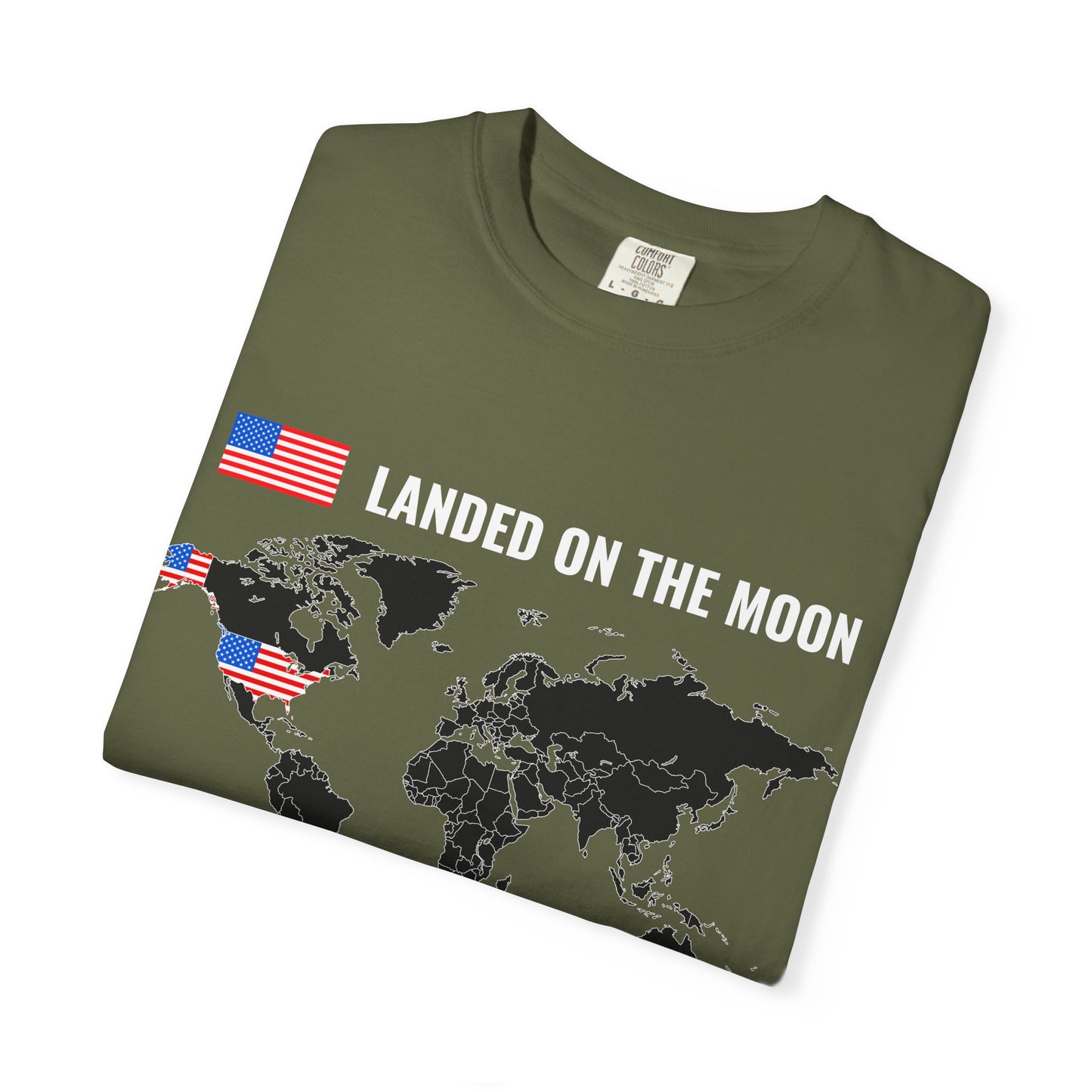 USA, Moon Landing Unisex T-Shirt | Vintage Space Vibe, July 4th - 13735