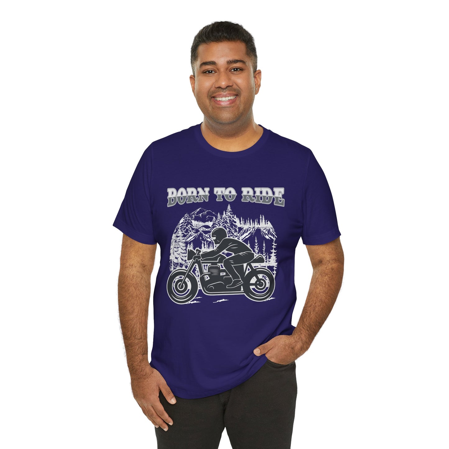 Born To Ride - Unisex Jersey Short Sleeve Tee - 13377