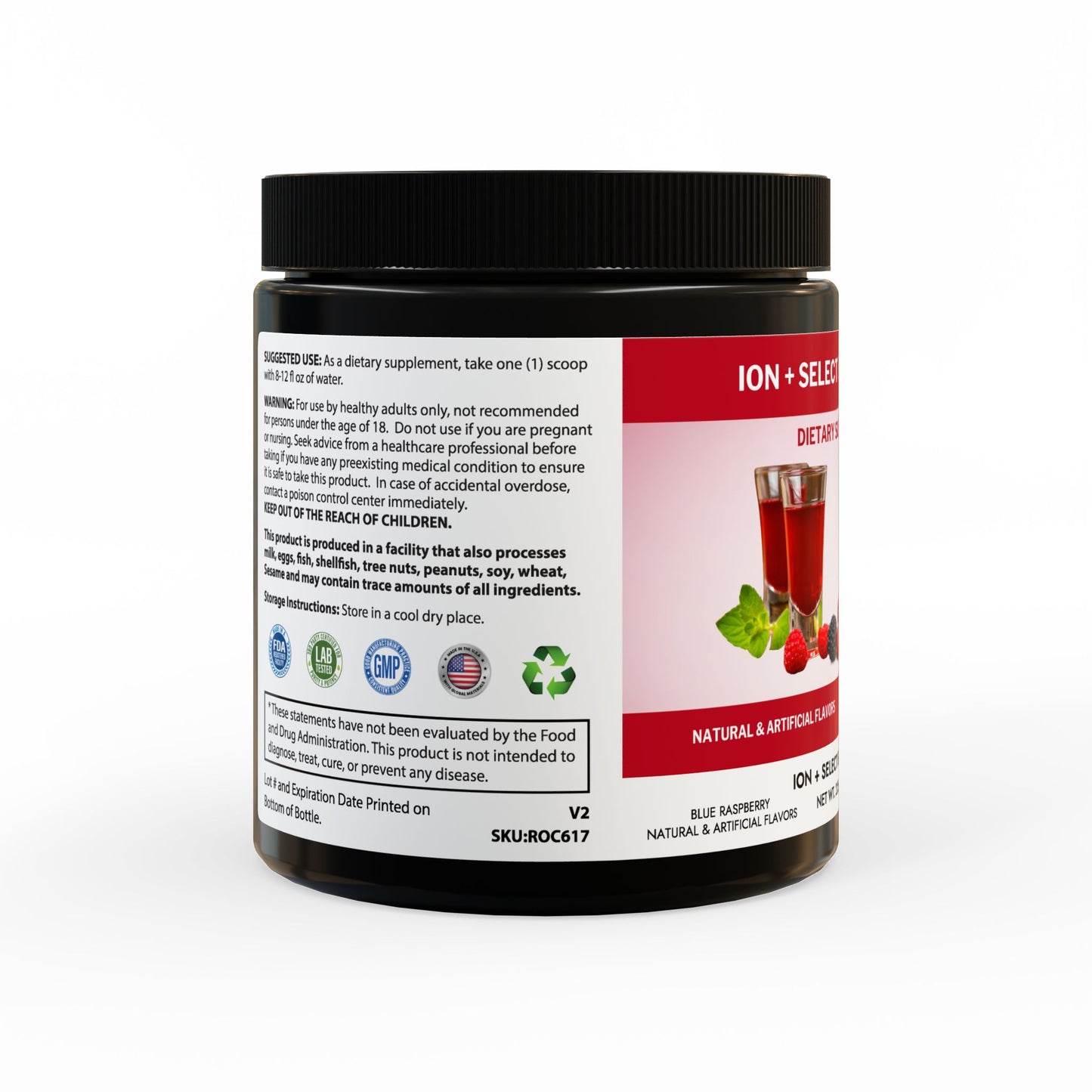 ION + Select Electrolyte Supplement (225g, 7.9oz) - 11990