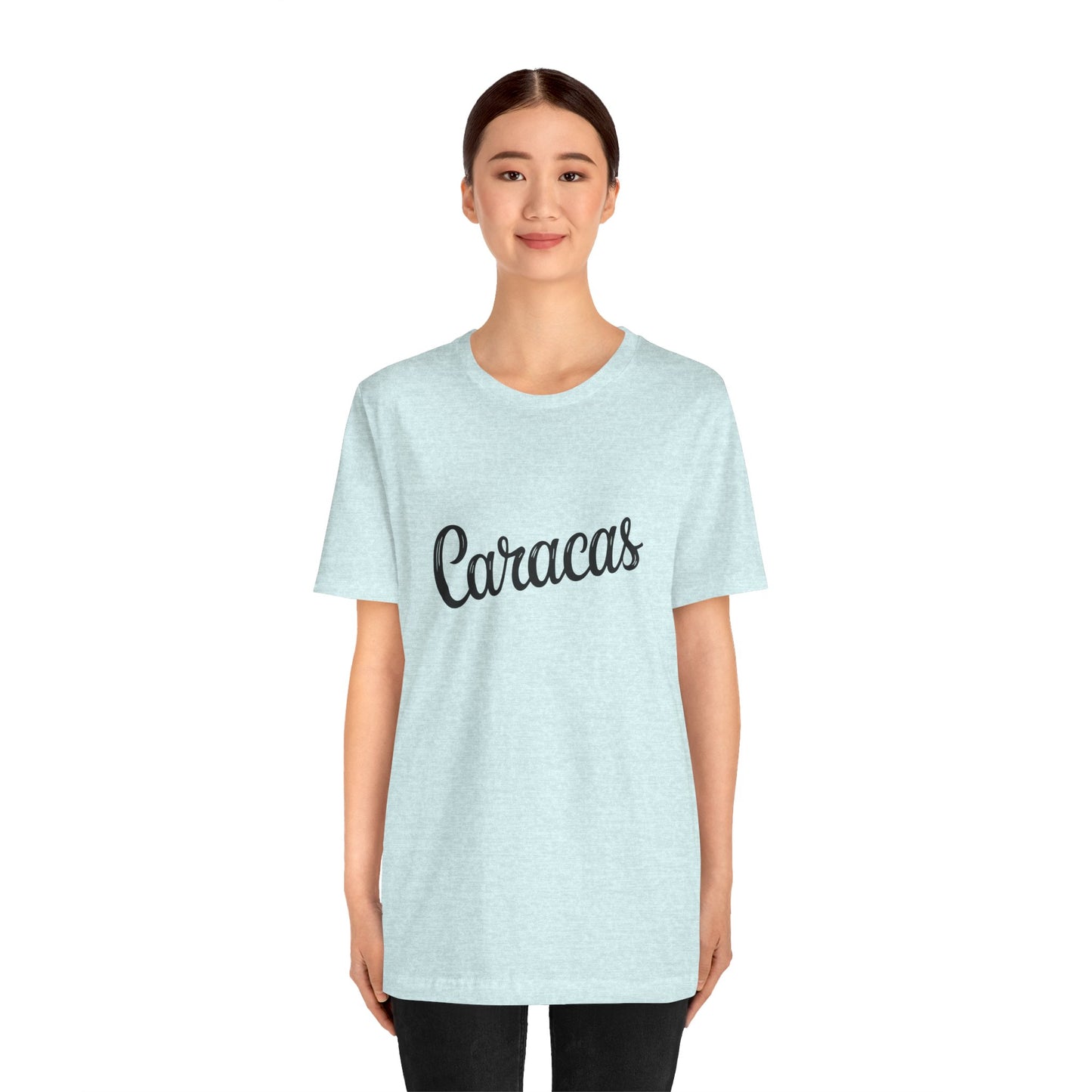 Caracas Unisex Jersey Short Sleeve Tee - Casual Graphic T-Shirt for Everyday Wear - 12270