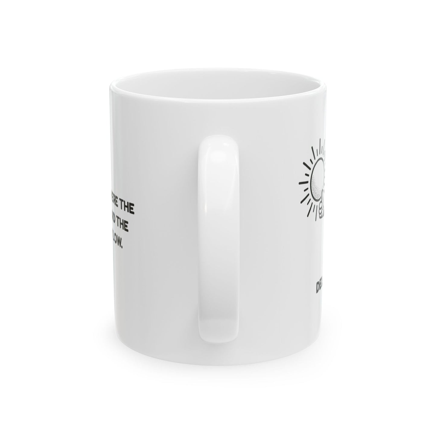 "Delaware: Where the sun shines and the taxes stay low." Ceramic Mug - 14153