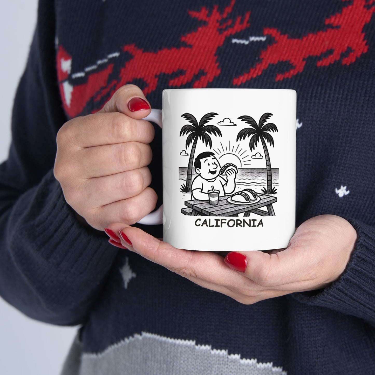 "I came for the tacos, stayed for the sunsets." Ceramic Mug – 12704