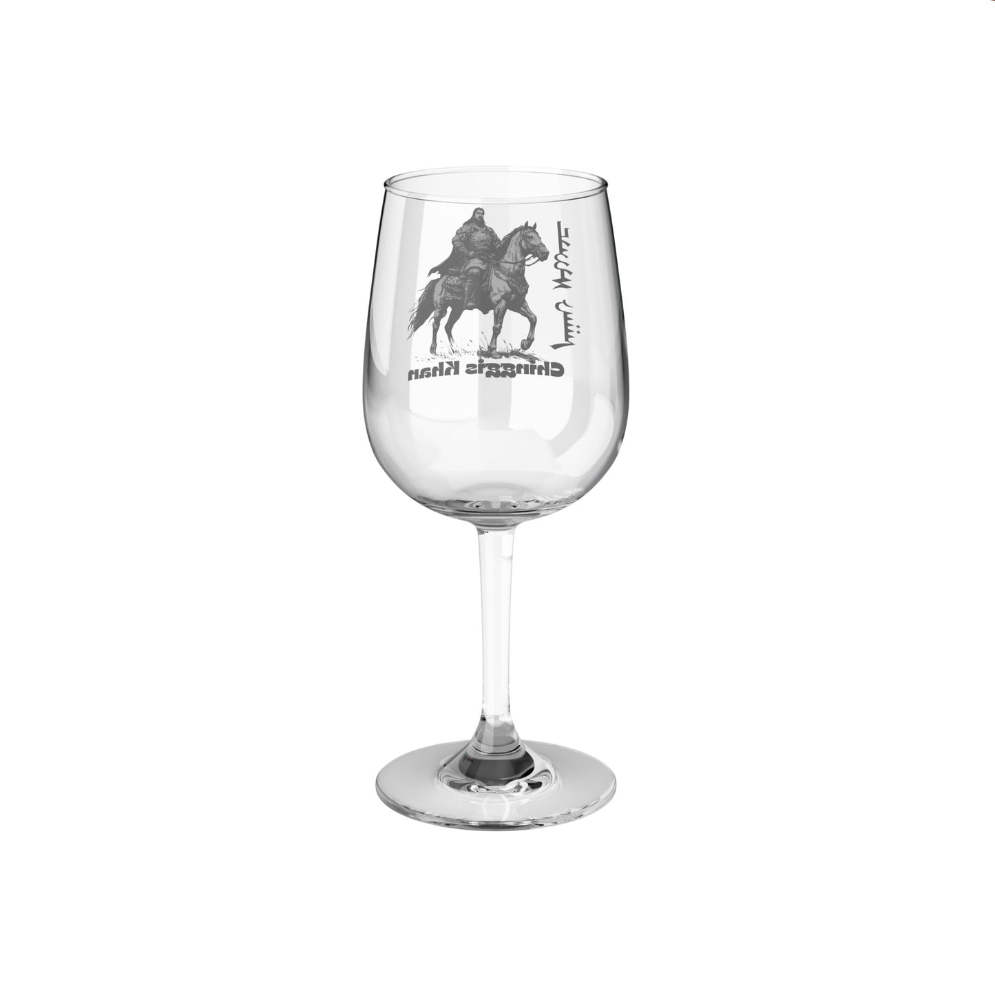 Mongolia: Chinggis Khan - Wine Glass, 12oz