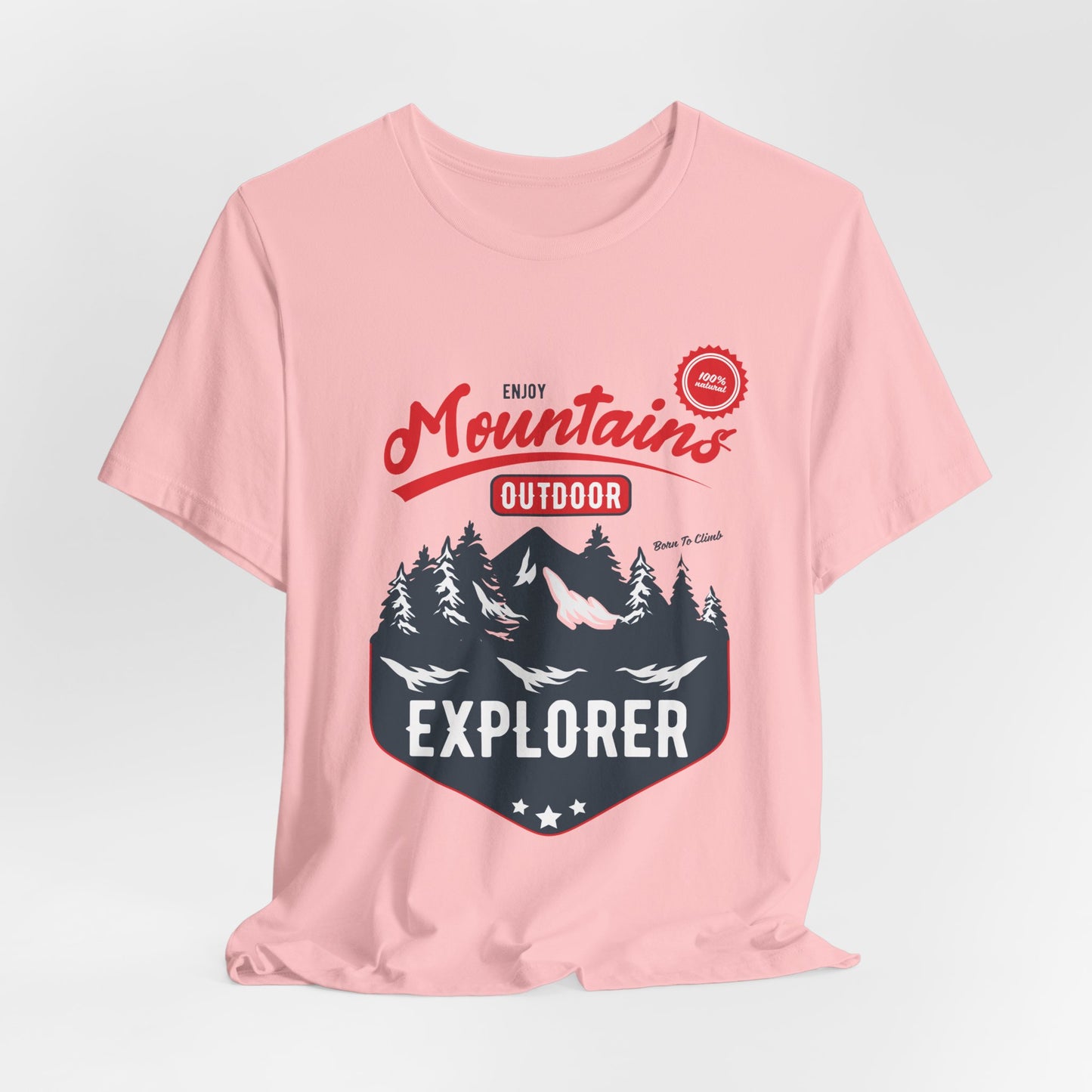 Enjoy Mountains, Outdoor Explorer - Unisex Jersey Short Sleeve Tee - 12592
