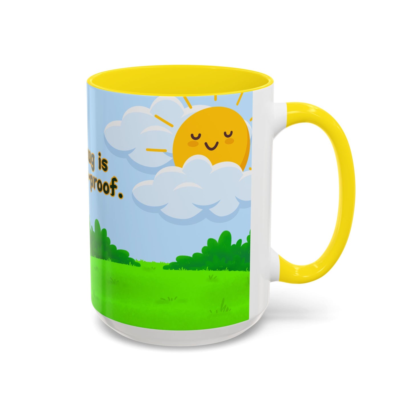 Baby Dinosaur, My Mug is Extinct-Proof - Accent Coffee Mug (11, 15oz) - 11114