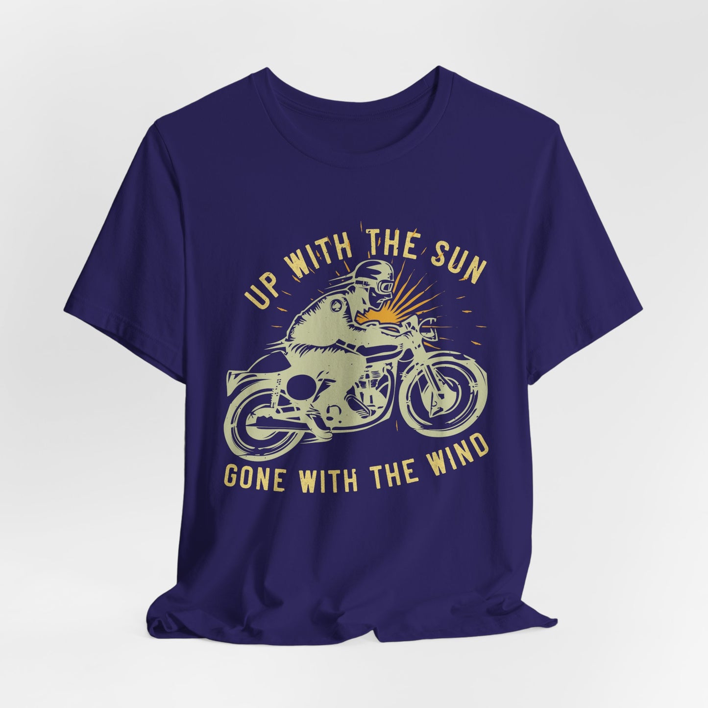 Up with the Sun, Gone with the Wind - Unisex Jersey Short Sleeve Tee - 13958