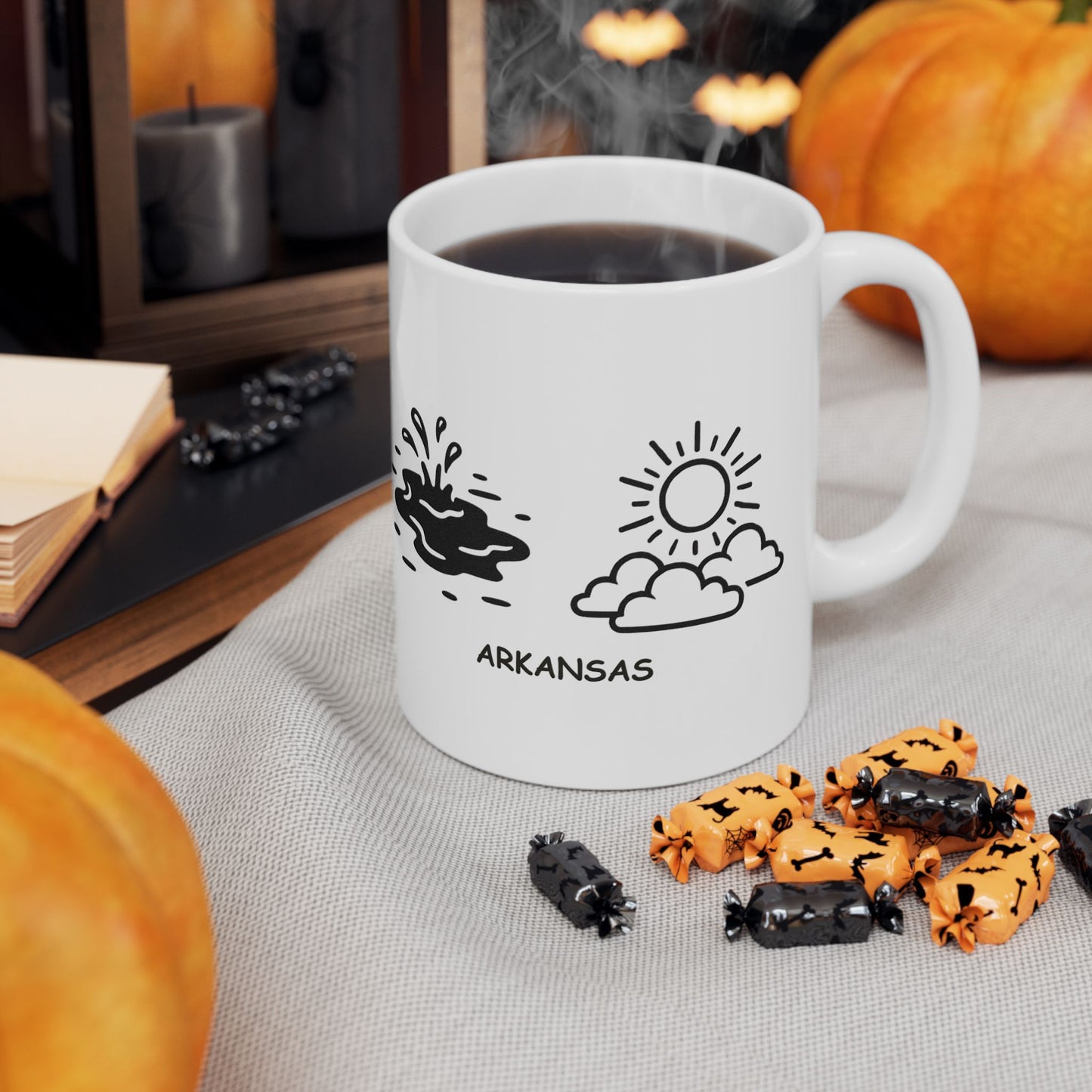 "In Arkansas, we have two seasons: ‘muddy’ and ‘sunny.’" Ceramic Mug - 13366