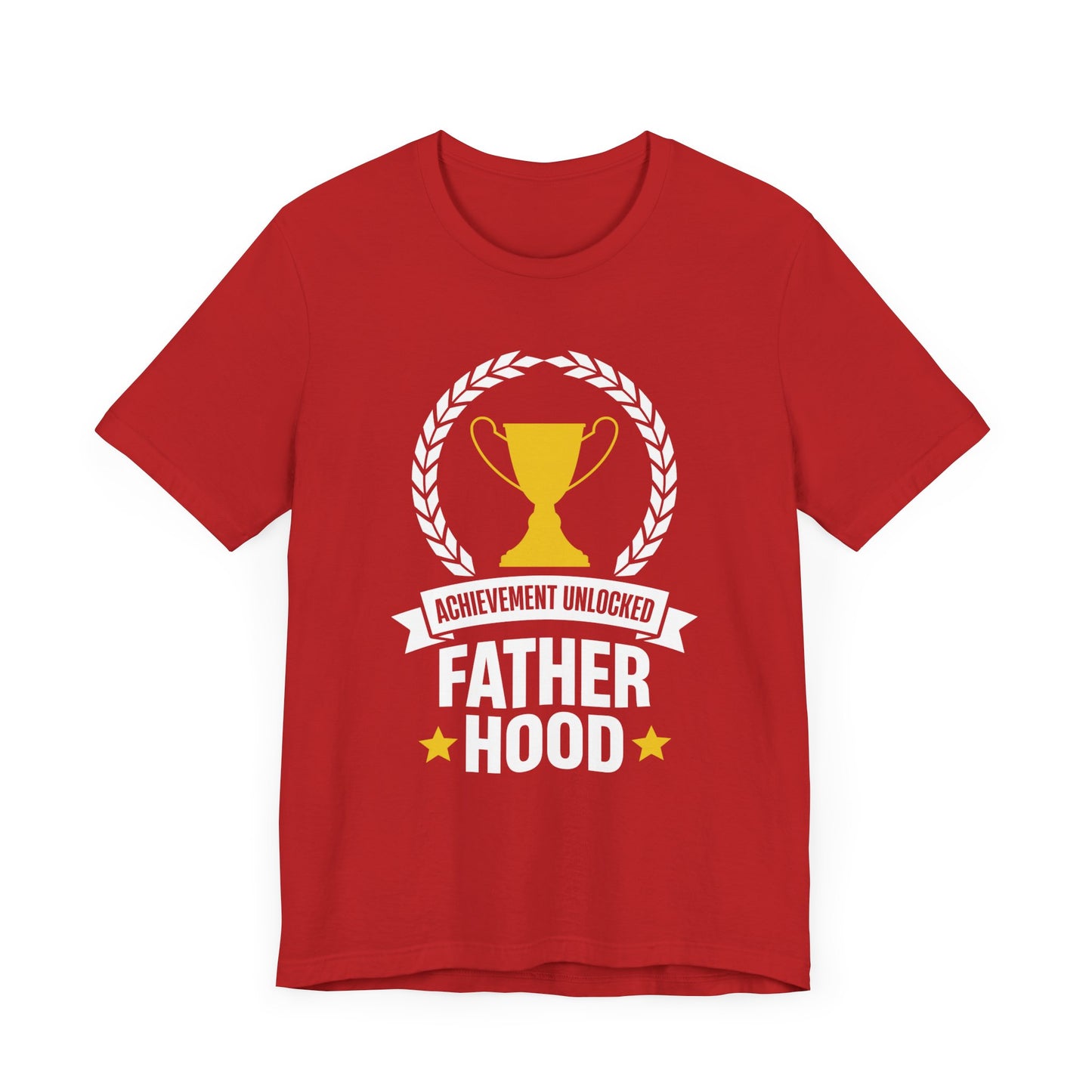 Achievement Unlocked, Fatherhood - Unisex Jersey Short Sleeve Tee