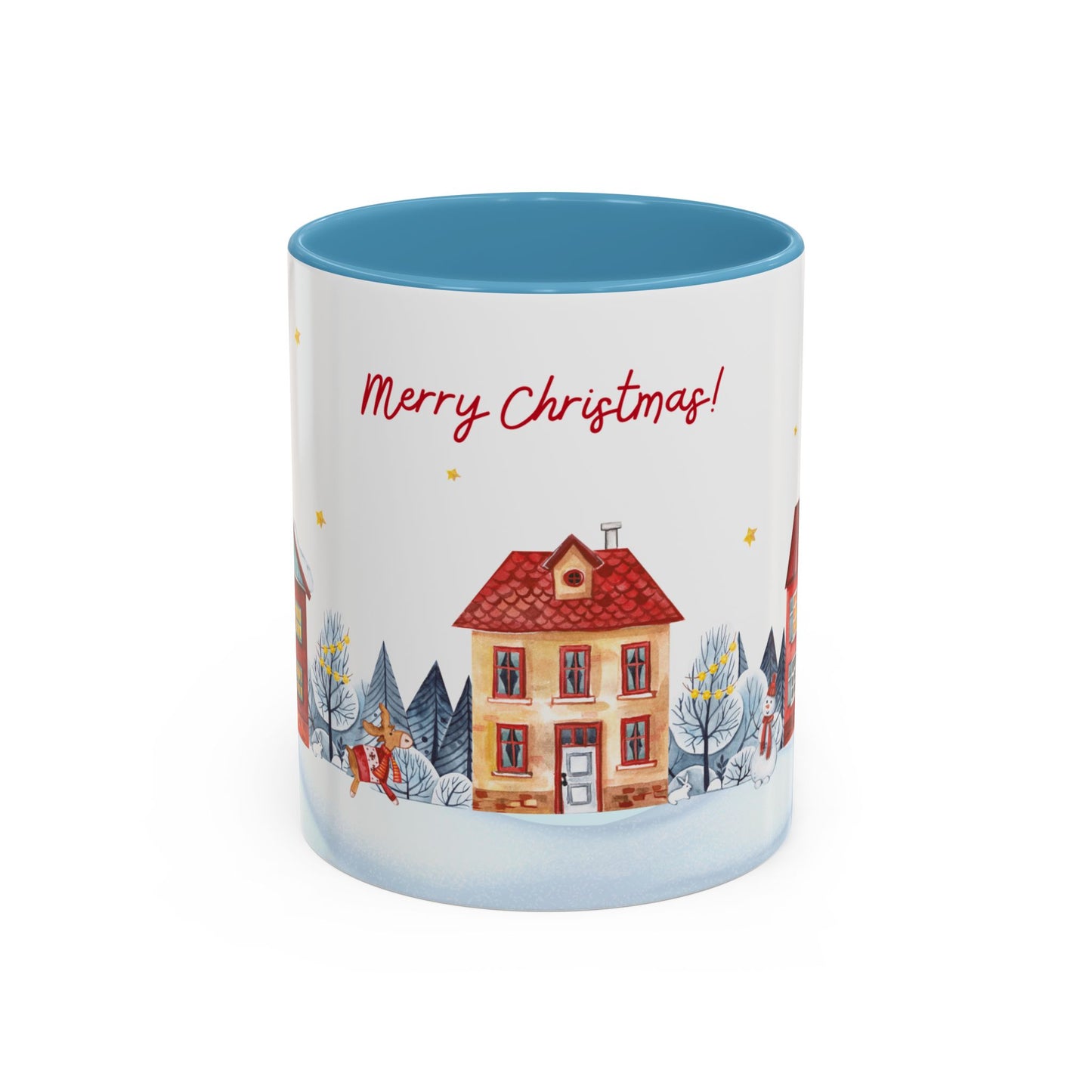 Merry Christmas, Holiday Vibe - Accent Coffee Mug (11, 15oz) - 11079