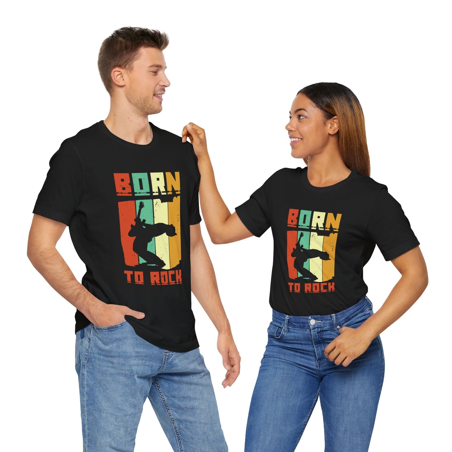 Born To Rock - Unisex Jersey Short Sleeve Tee