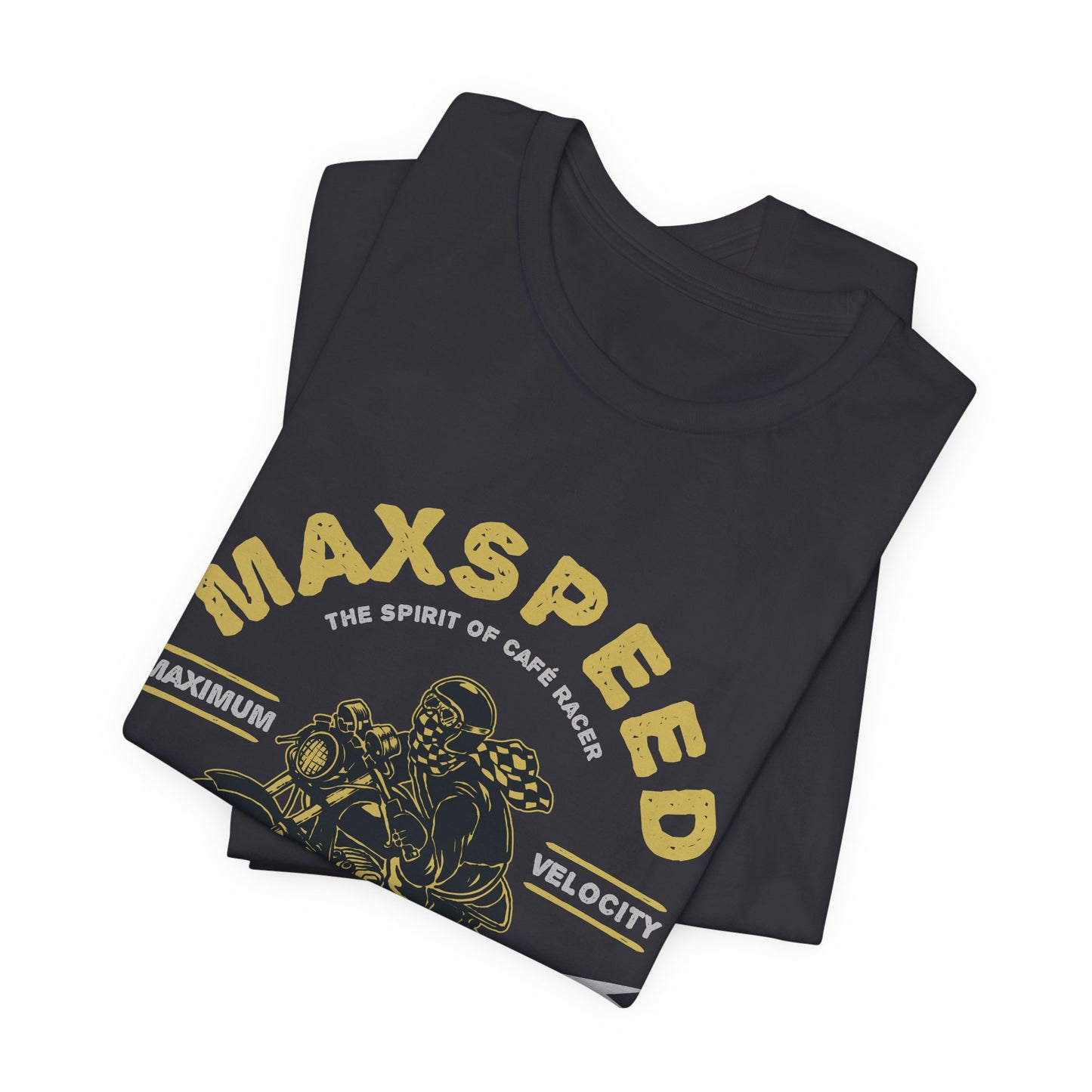 Maxspeed, The Spirit of Cafe Racer - Unisex Jersey Short Sleeve Tee - 13636