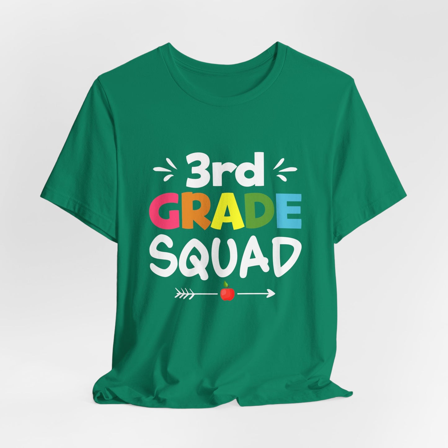 Teacher: 3rd Grade Squad - Unisex Jersey Short Sleeve Tee