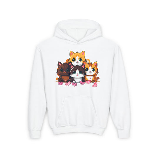 Kittens: Little Bundles of Joy - Youth Heavy Blend Hooded Sweatshirt - 10849