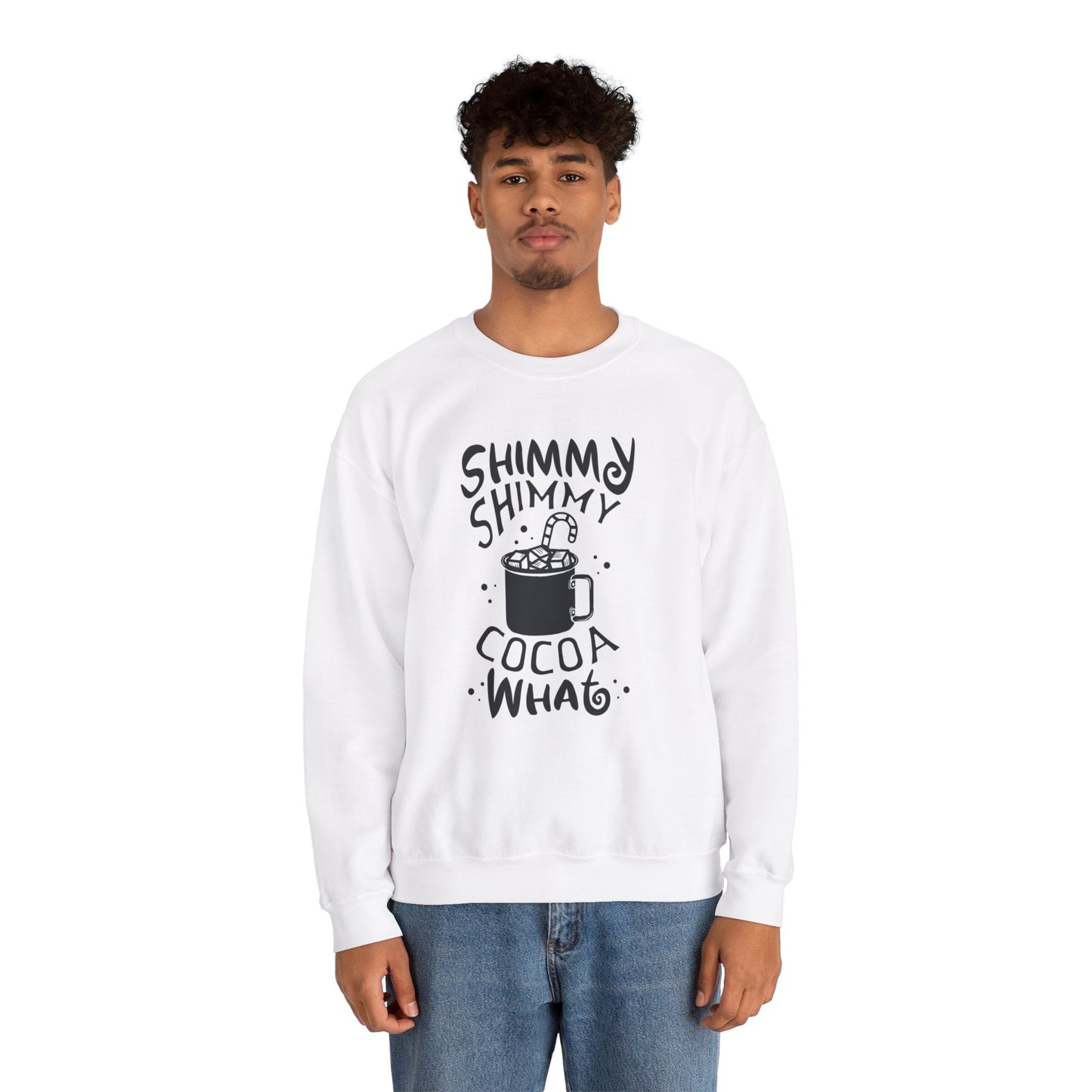 Shimmy Shimmy Cocoa What - Unisex Heavy Blend™ Crewneck Sweatshirt