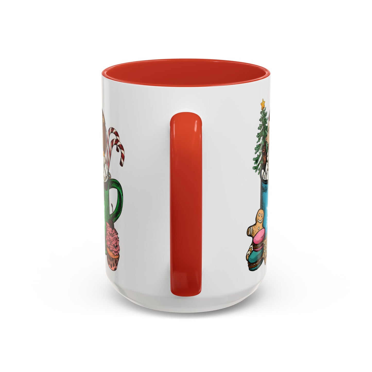 Christmas Marshmallow Mugs with Animals - Accent Coffee Mug (11, 15oz) - 10306