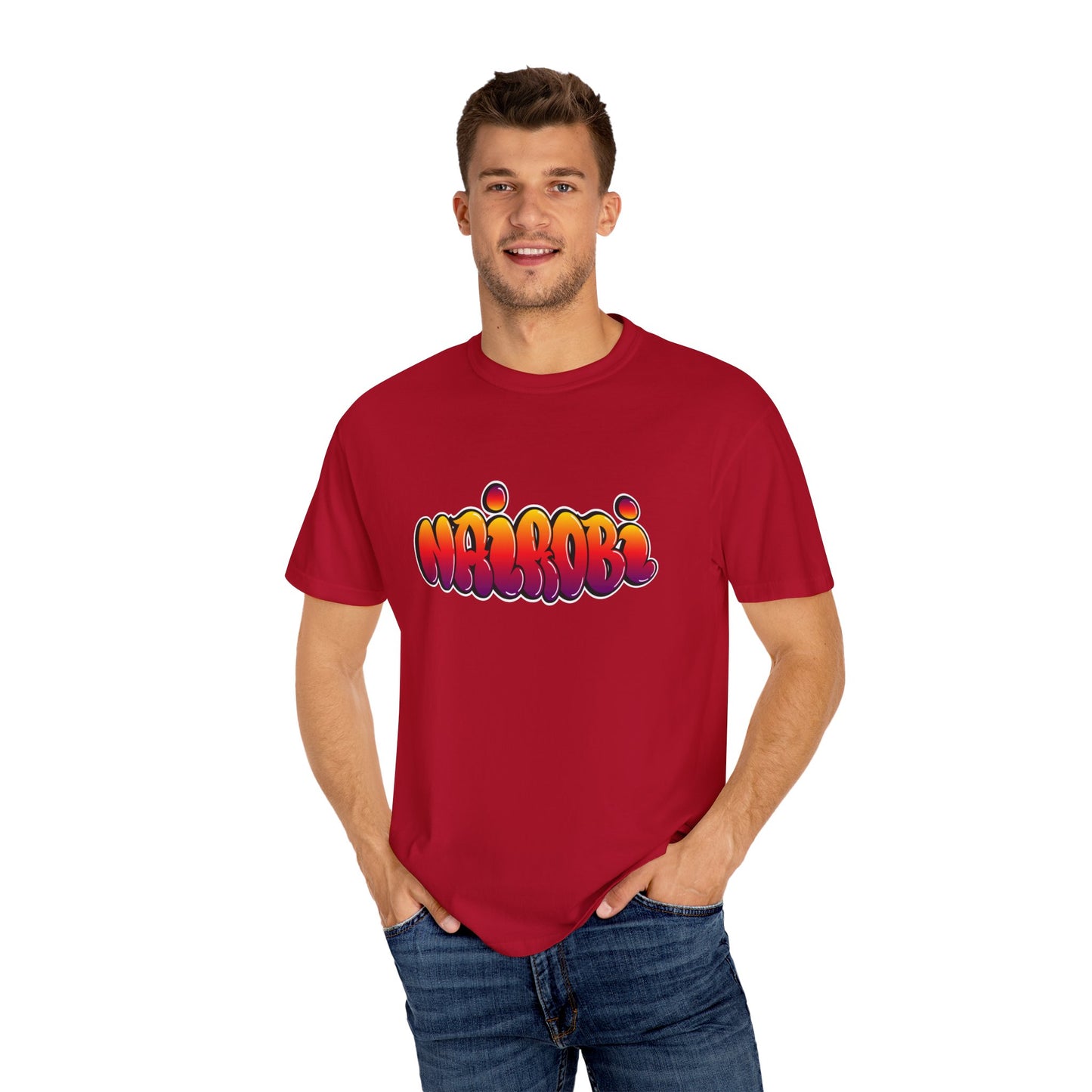 Nairobi Graphic T-Shirt - Unisex Garment-Dyed Tee - 12181