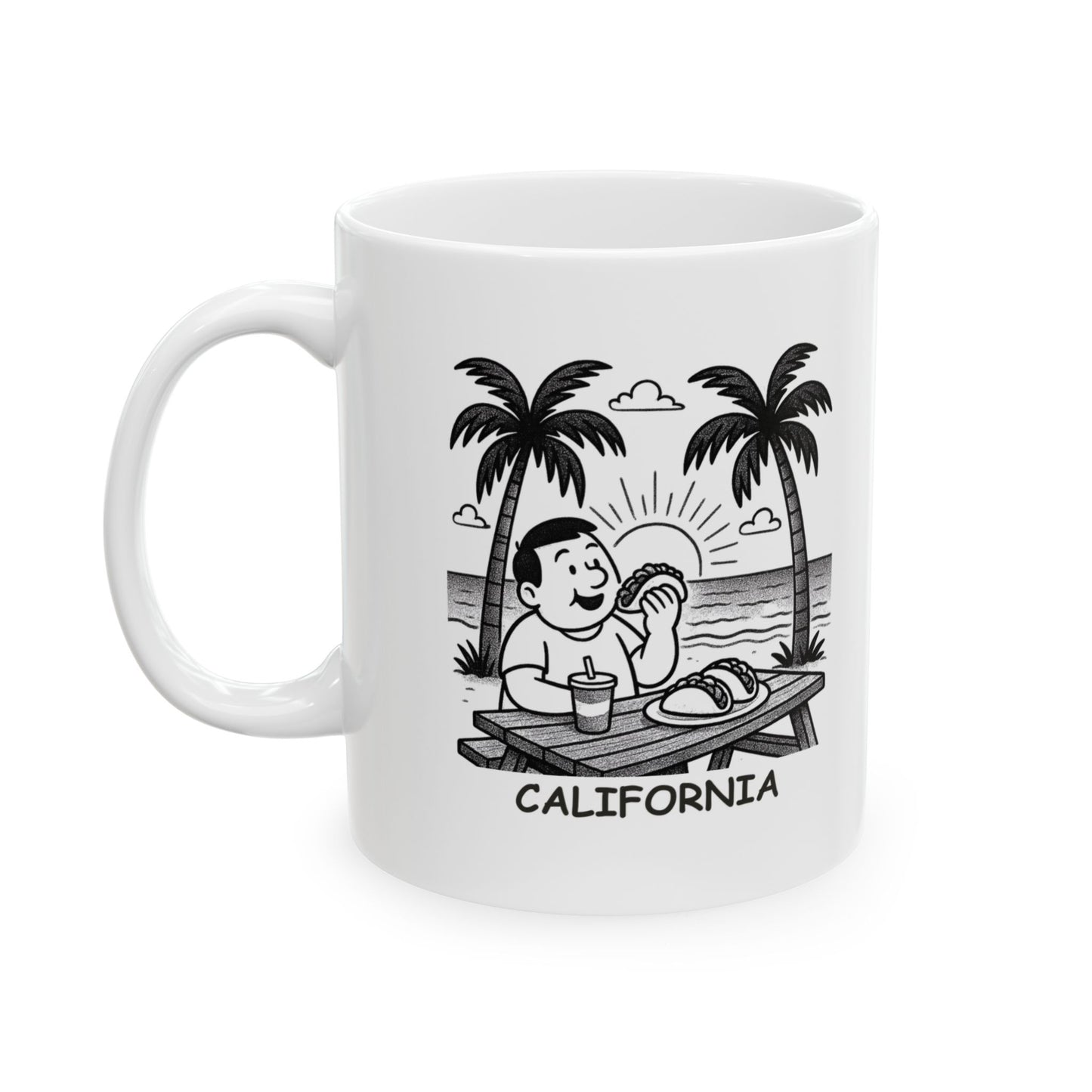"I came for the tacos, stayed for the sunsets." Ceramic Mug – 12704