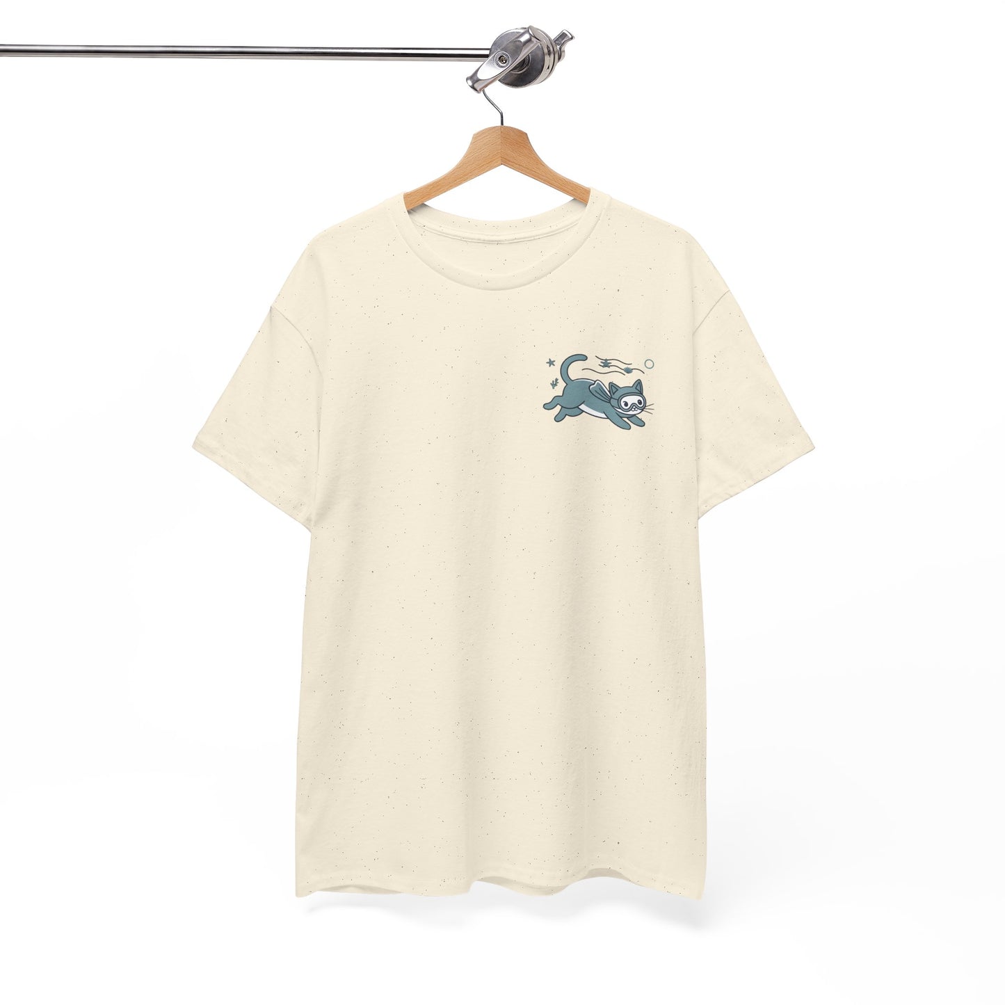 Sea Cats T-Shirt — Cute Underwater Cat Graphic Tee, Ocean Cat Lover Gift - 14869