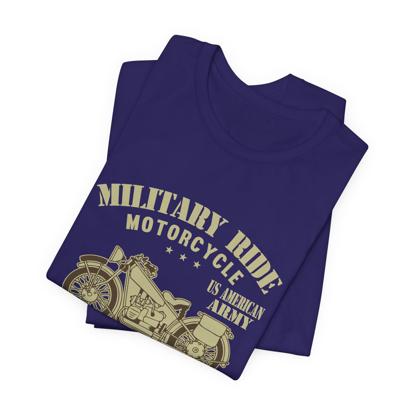 Military Ride Motorcycle - Unisex Jersey Short Sleeve Tee