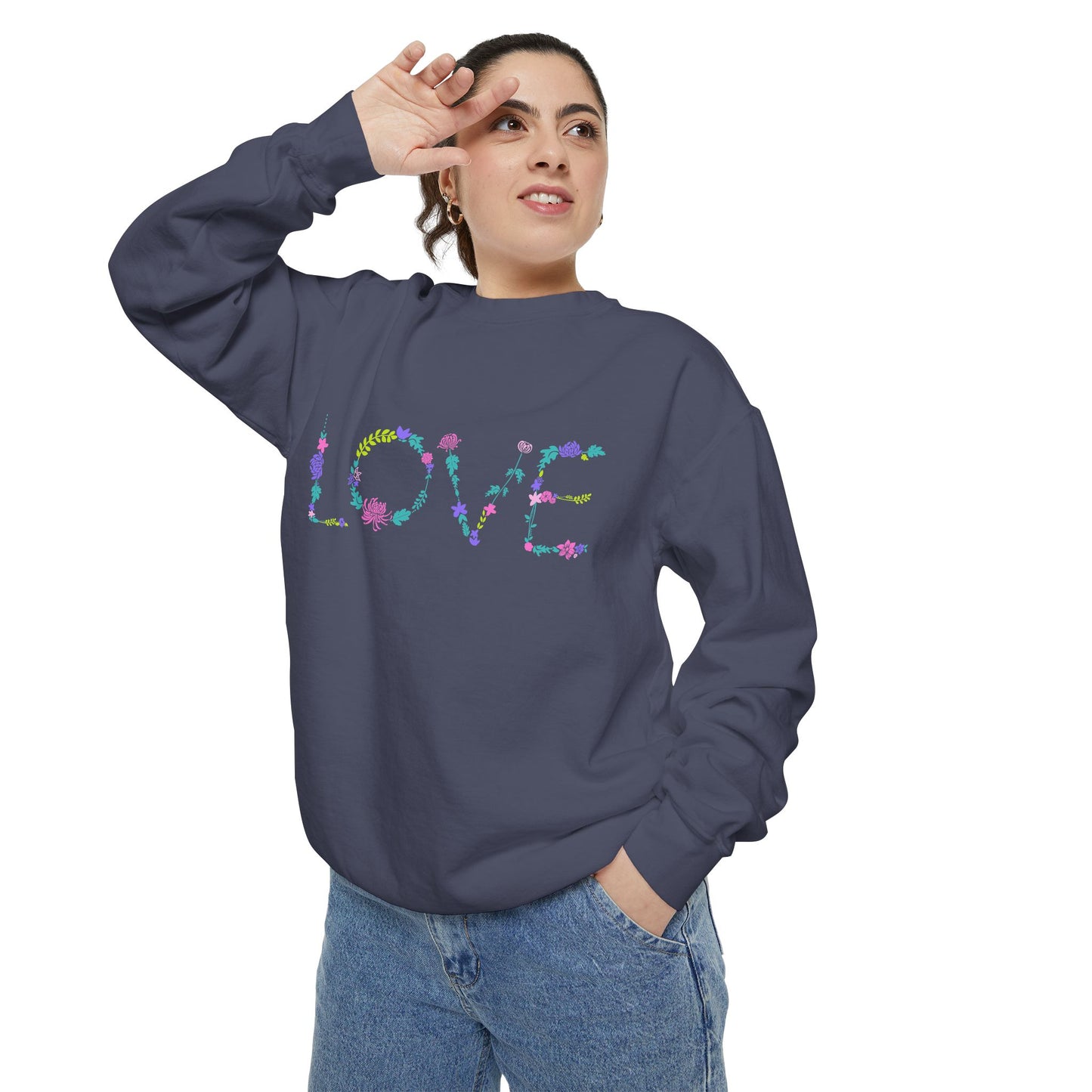 Love - Unisex Garment-Dyed Sweatshirt - 11806