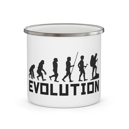 Camping: Evolution - Enamel Camping Mug - 12615
