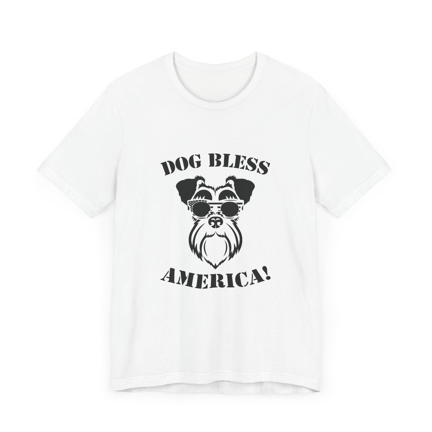 Dog Bless America! - Unisex Jersey Short Sleeve Tee