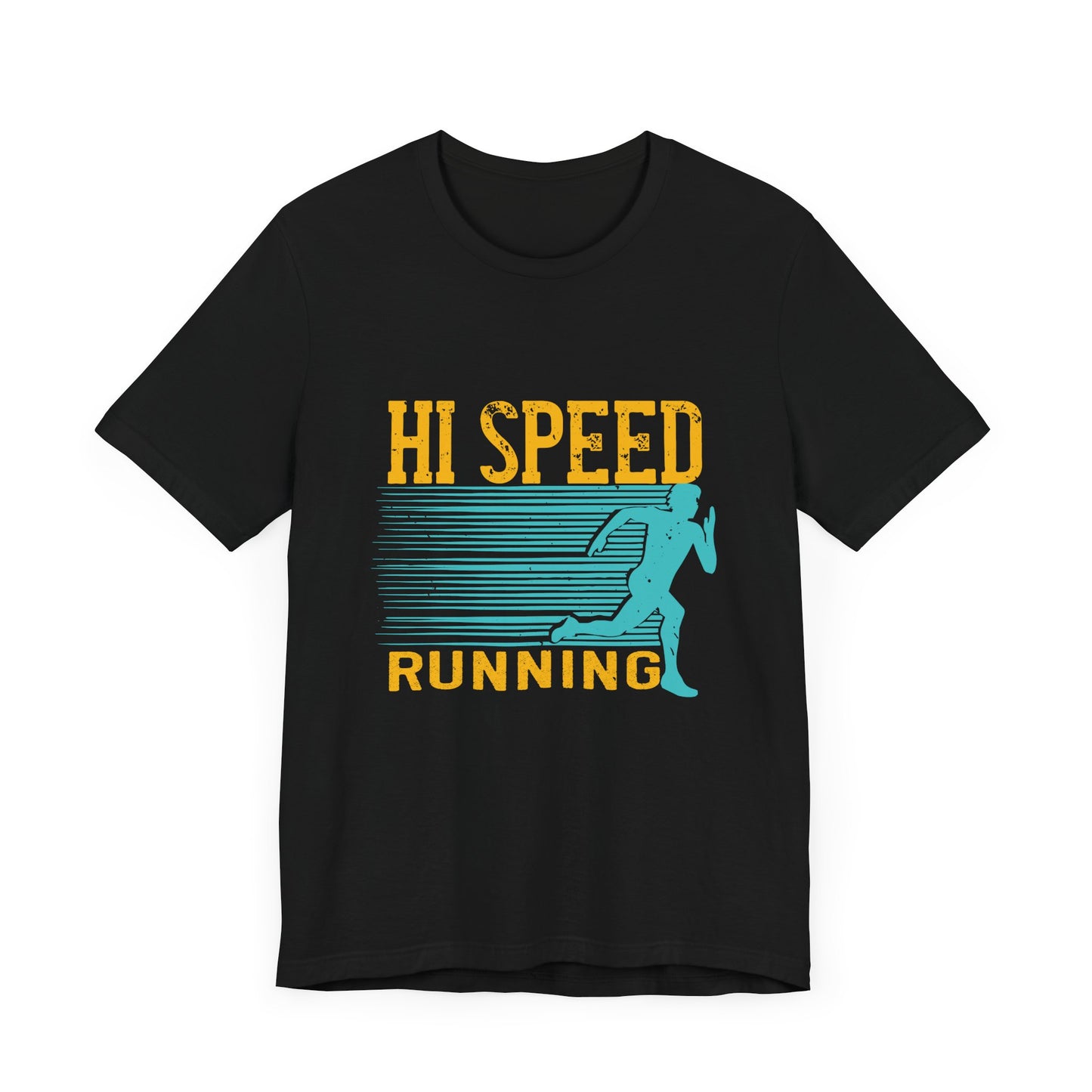 Hi, Speed Running - Unisex Jersey Short Sleeve Tee