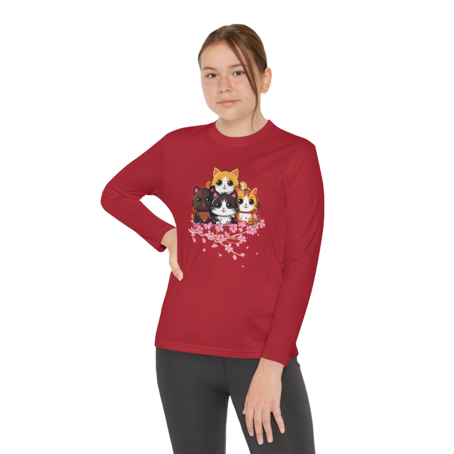 Kittens: Little Bundles of Joy - Youth Long Sleeve Competitor Tee