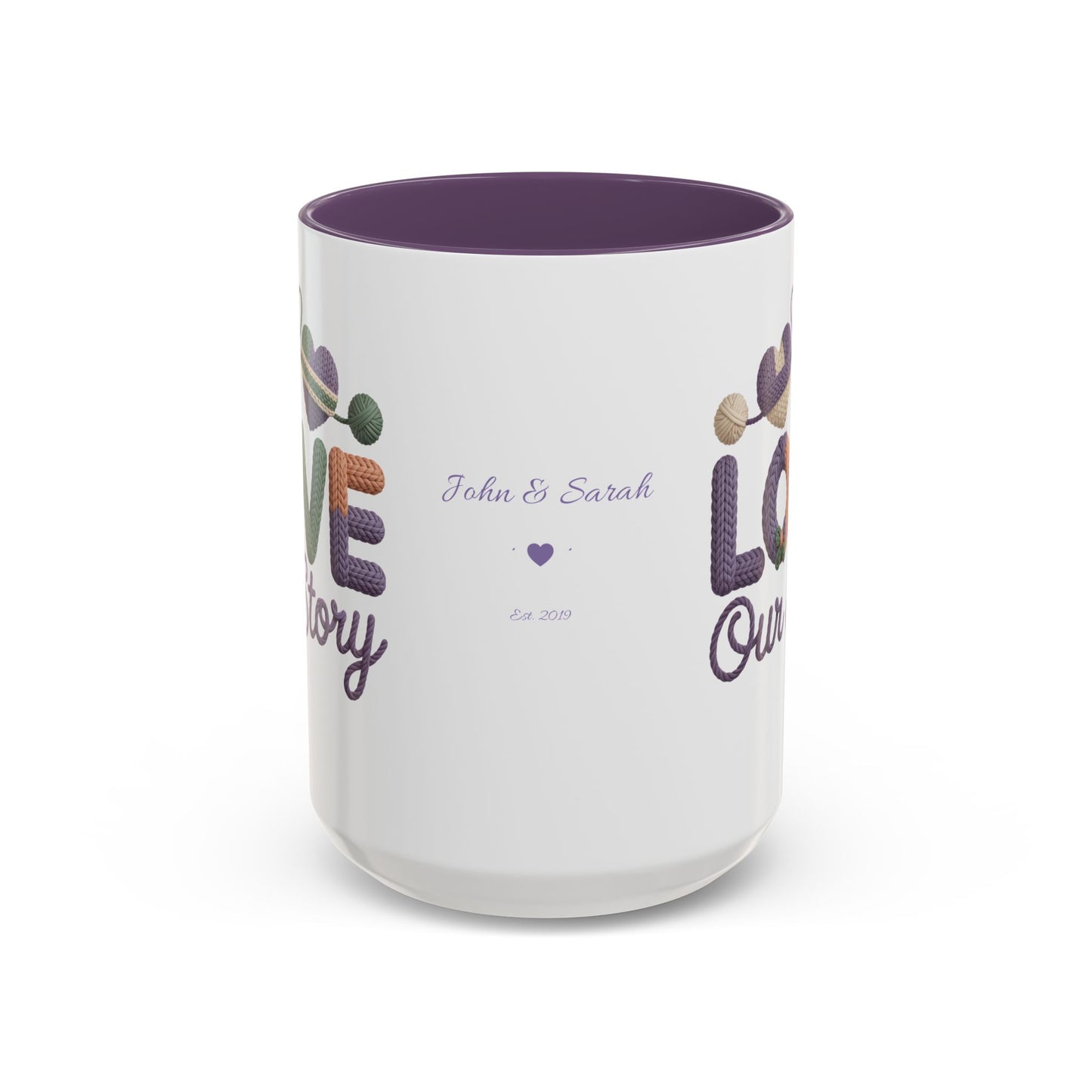 Our Story Personalized Mug — Custom Names & Established Date | Couple Gift (11oz / 15oz) - 14749