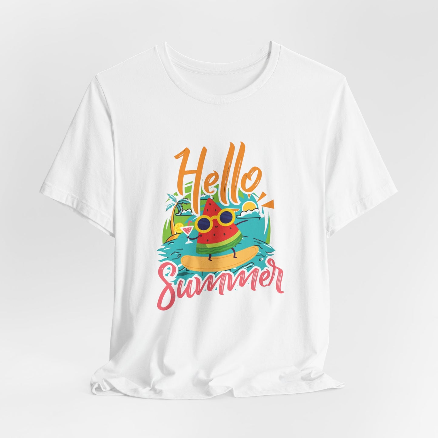 Hello Summer - Unisex Jersey Short Sleeve Tee